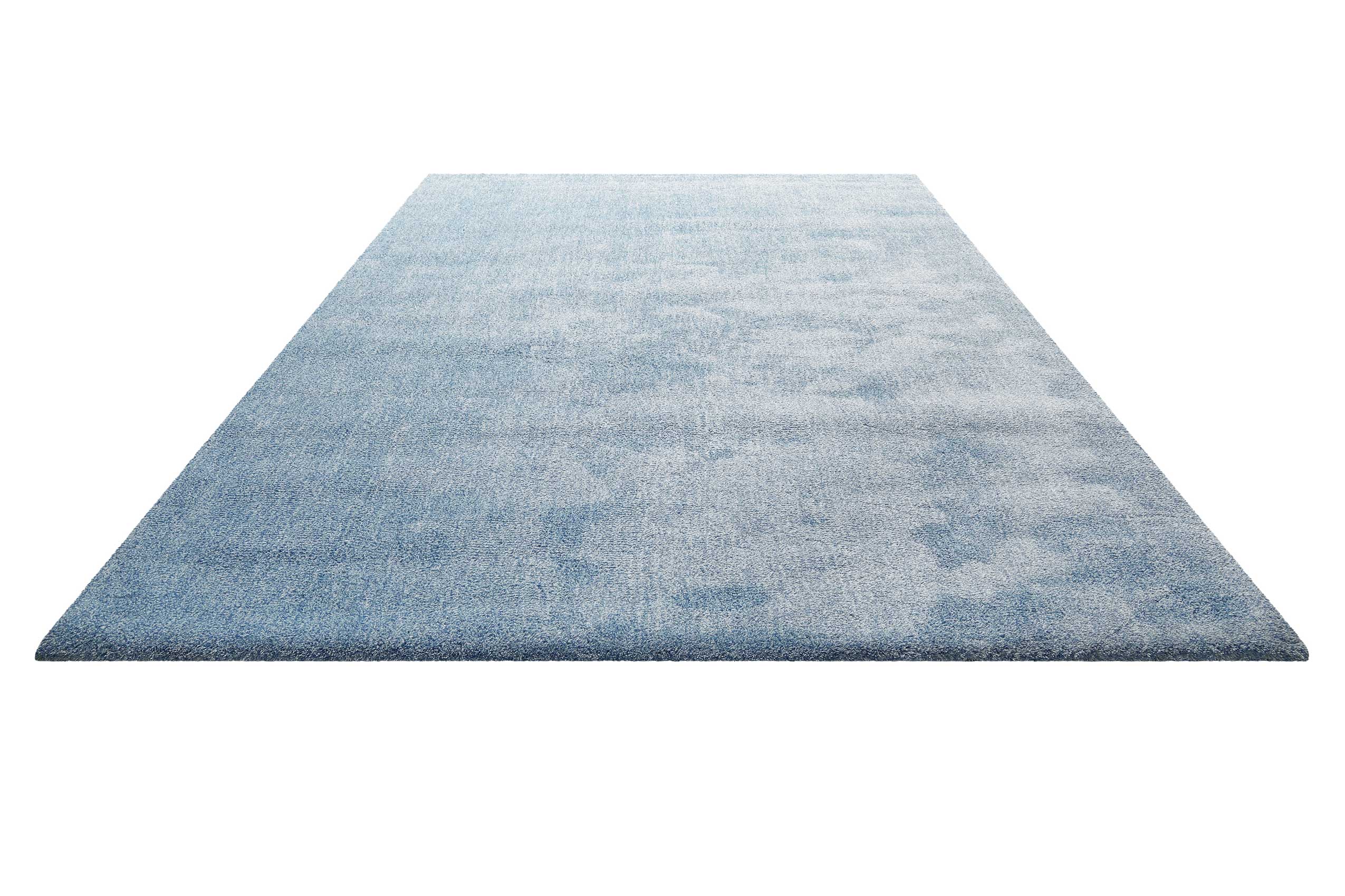 Teppich Blau Grau Hochflor » Sienna « Homie Living - Ansicht 2