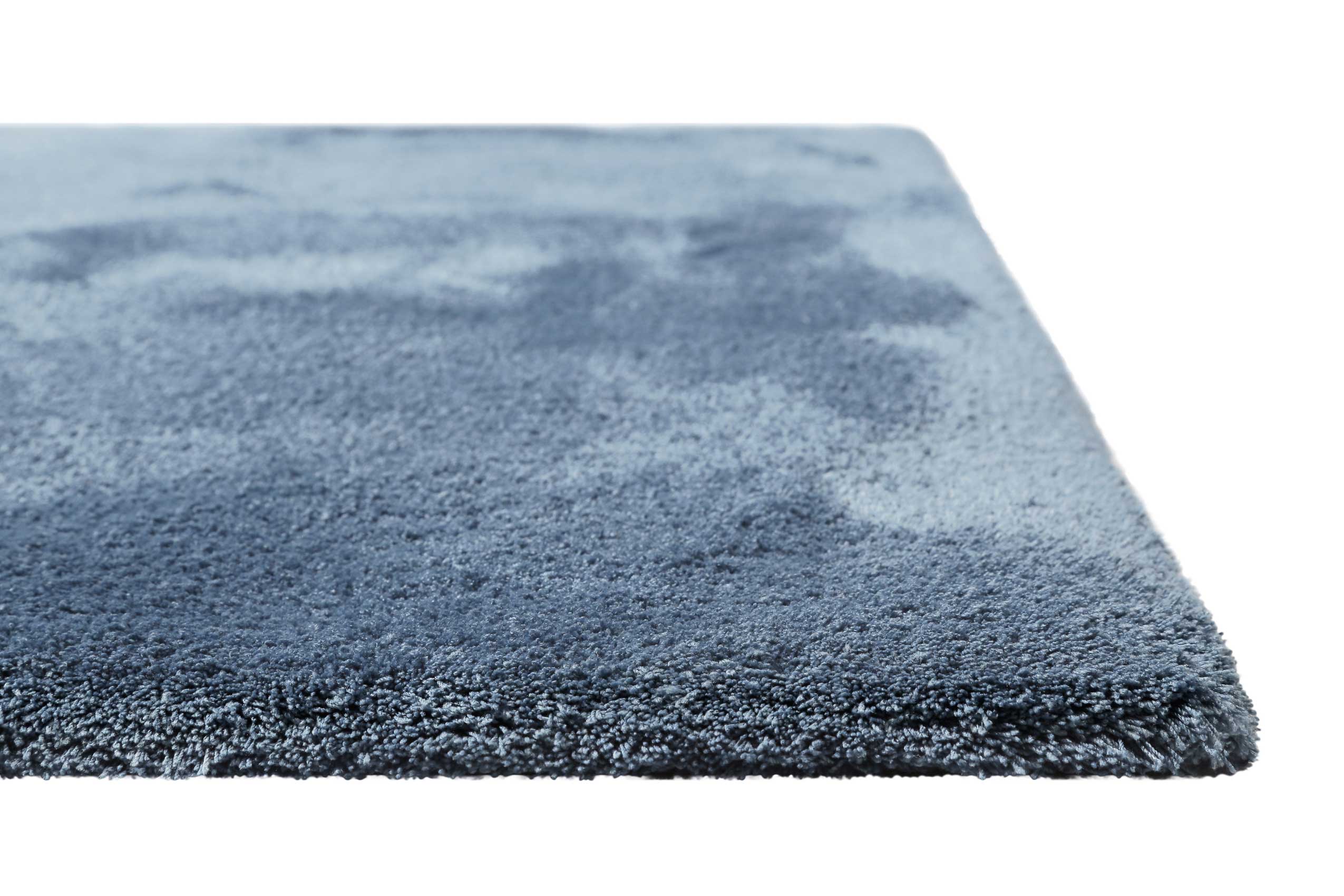Teppich Blau Hochflor 