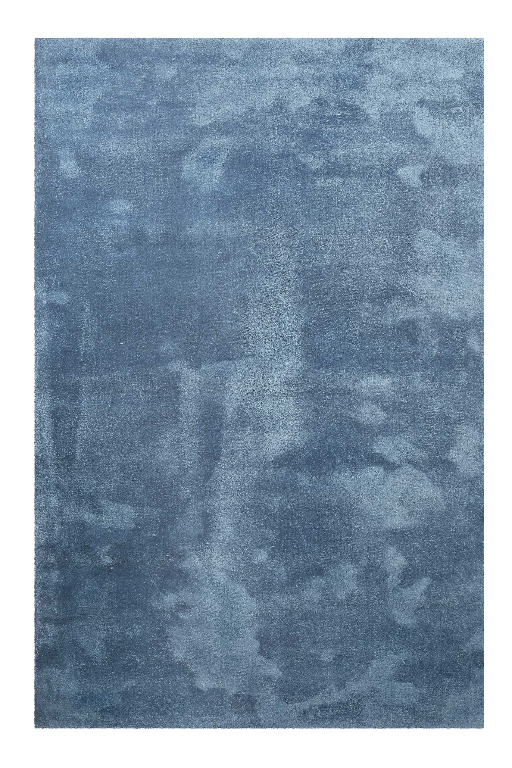 Teppich Blau Hochflor 