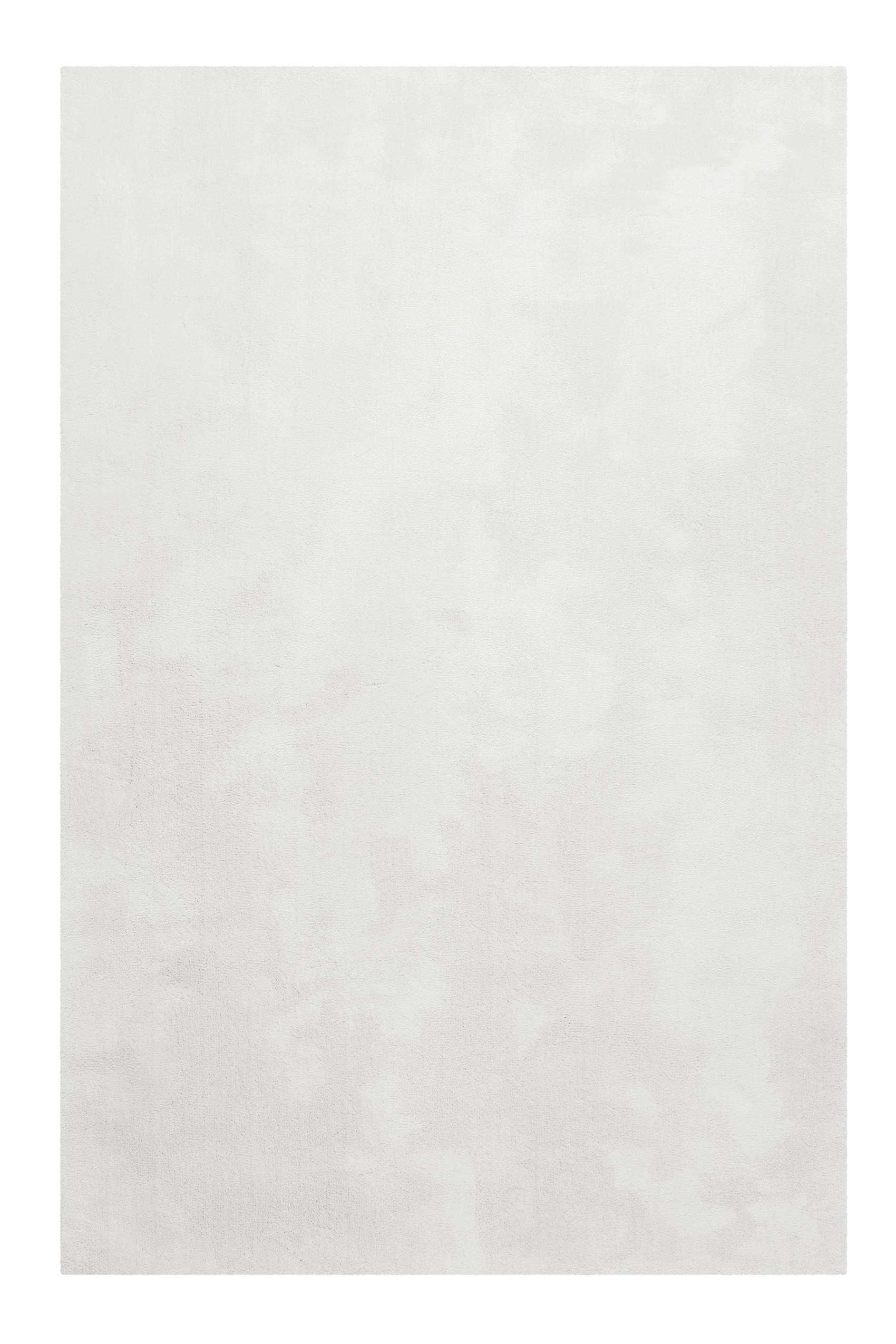 Teppich Creme Weiß Hochflor 
