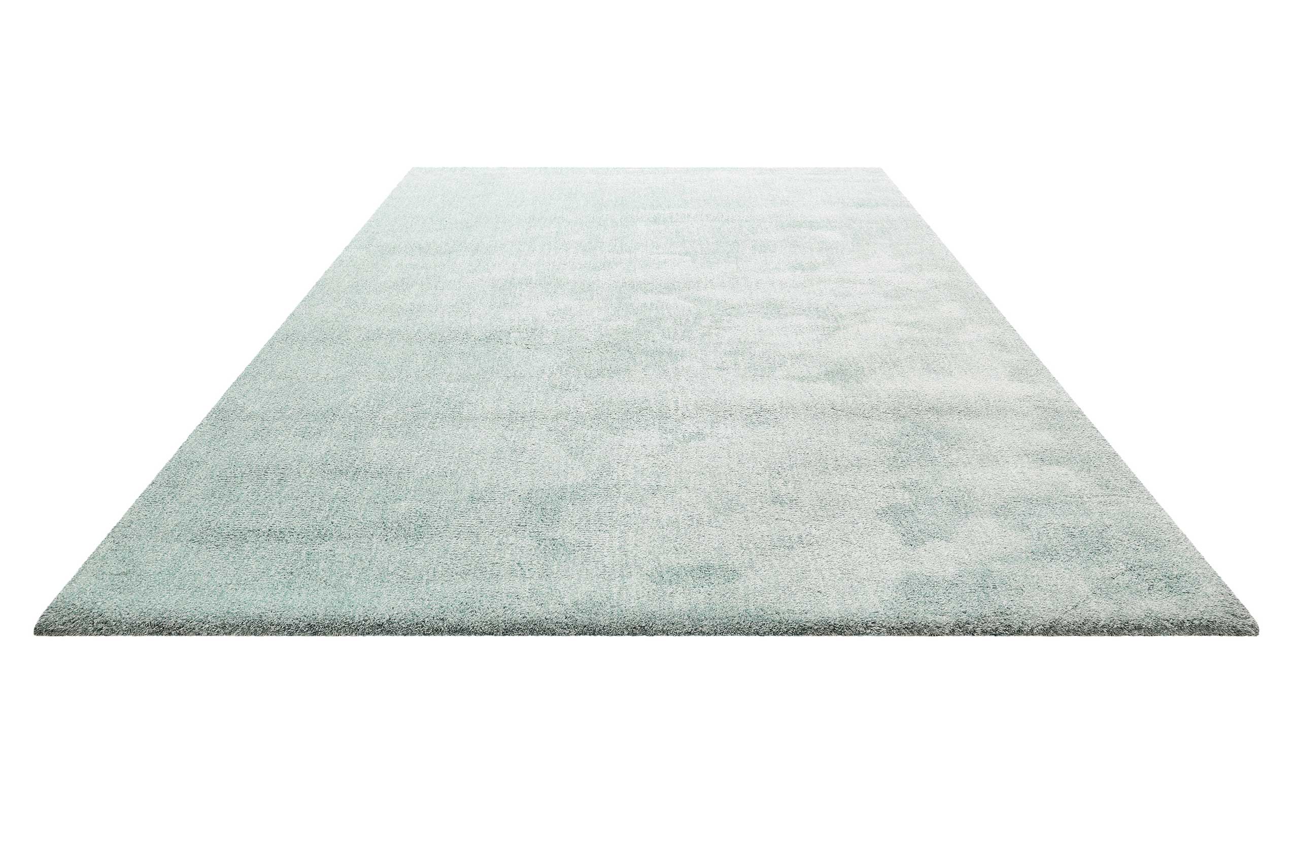 Teppich Hellgrün Hochflor 