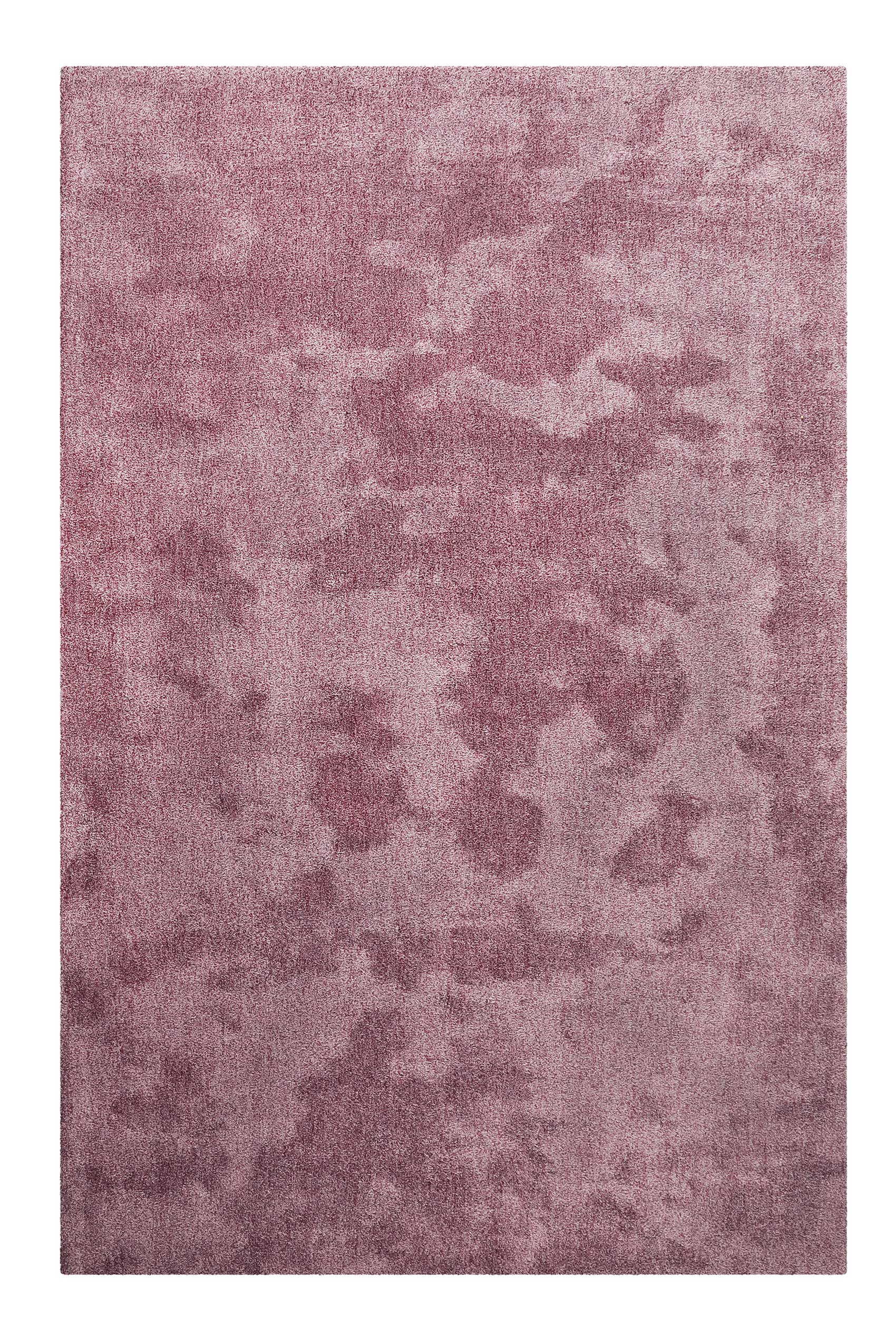 Teppich Lila meliert Hochflor 