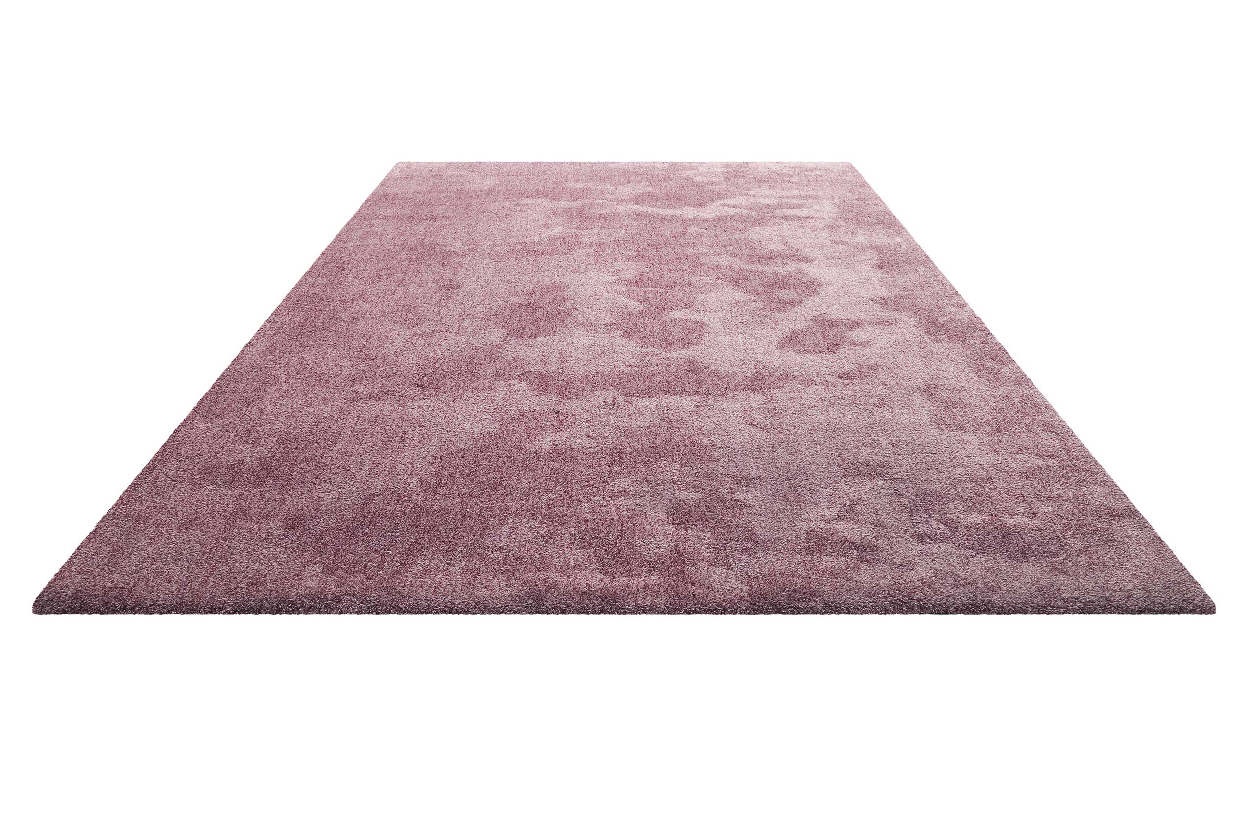 Teppich Lila meliert Hochflor 