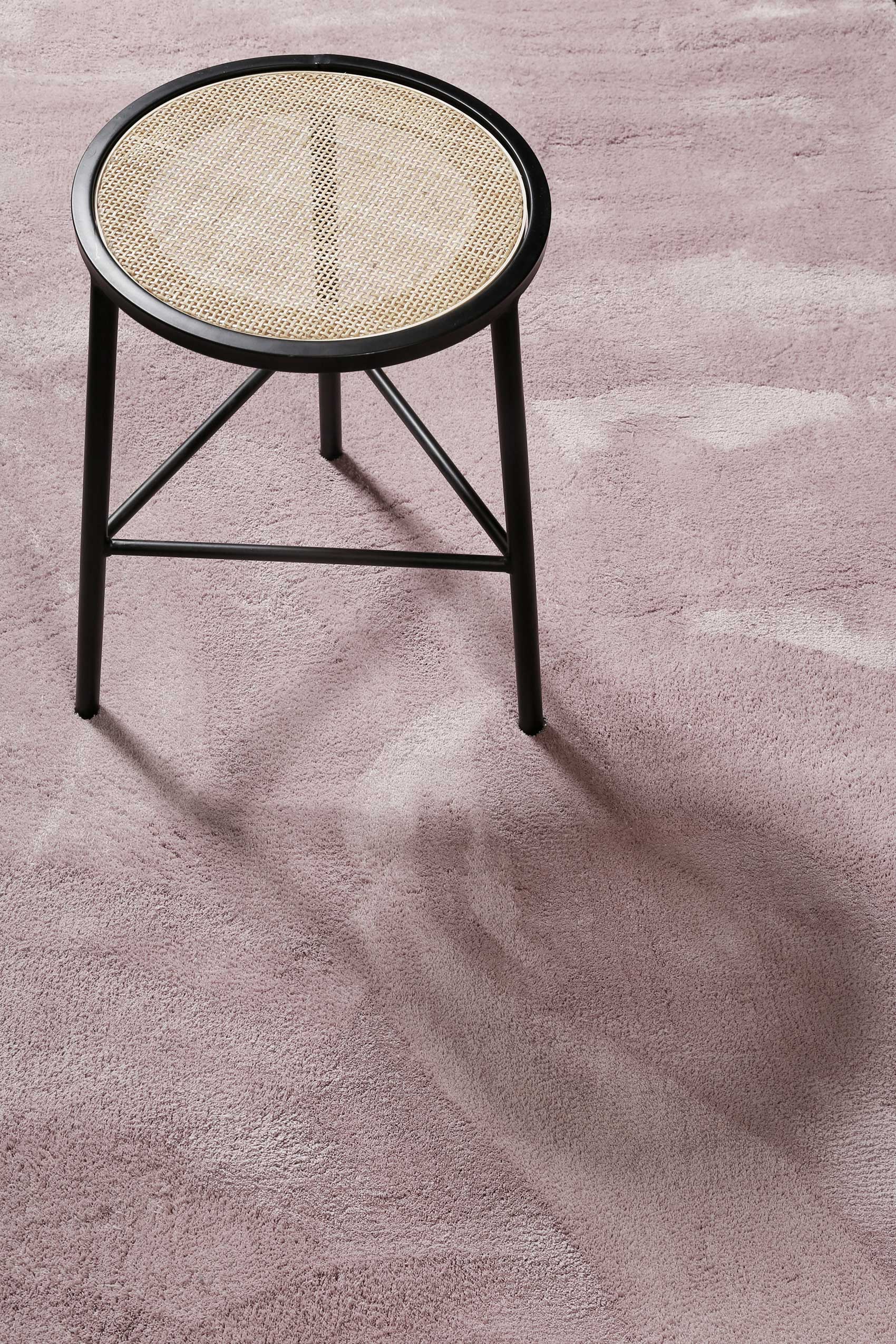 Teppich Rosa Hochflor 