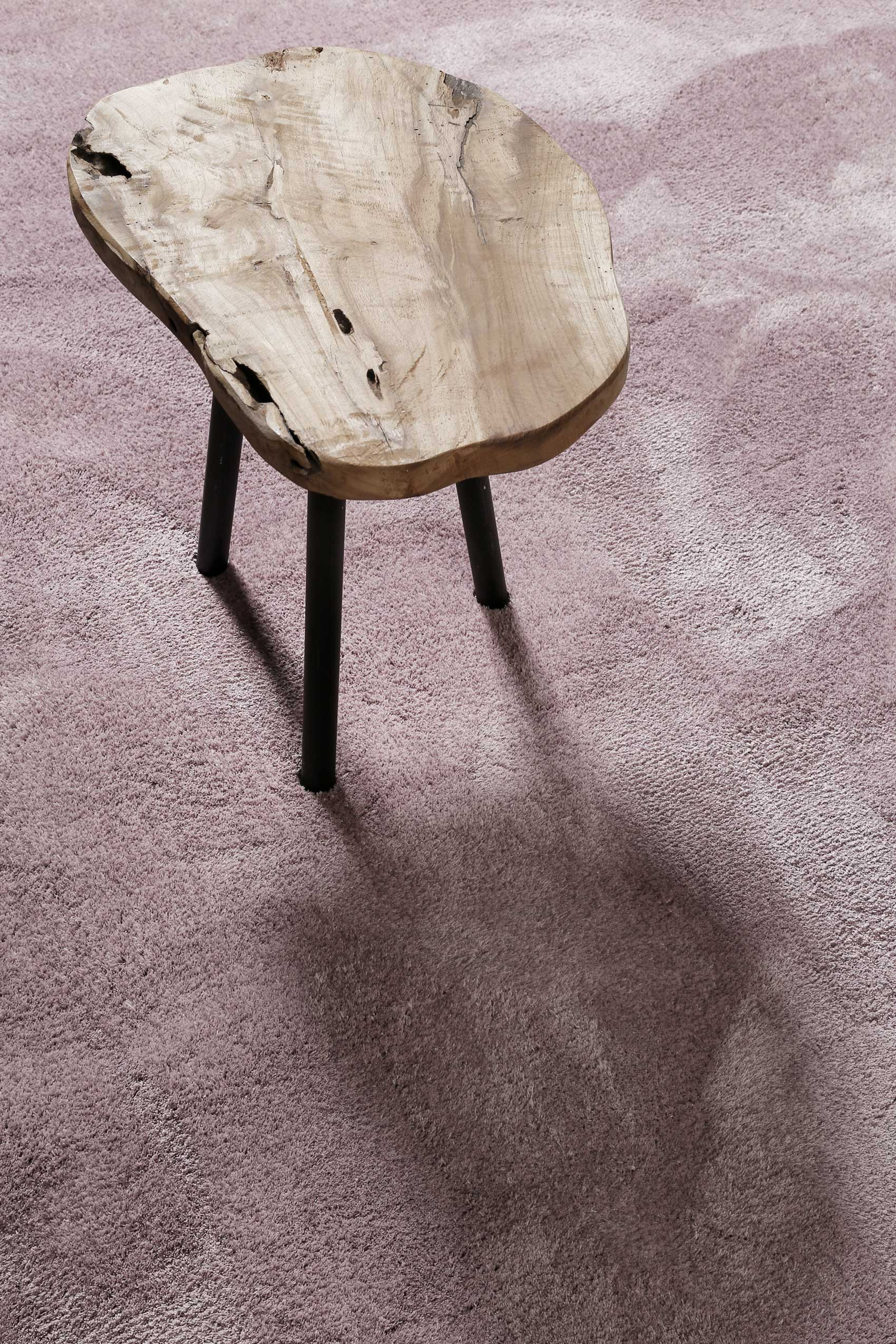 Teppich Altrosa Hochflor 