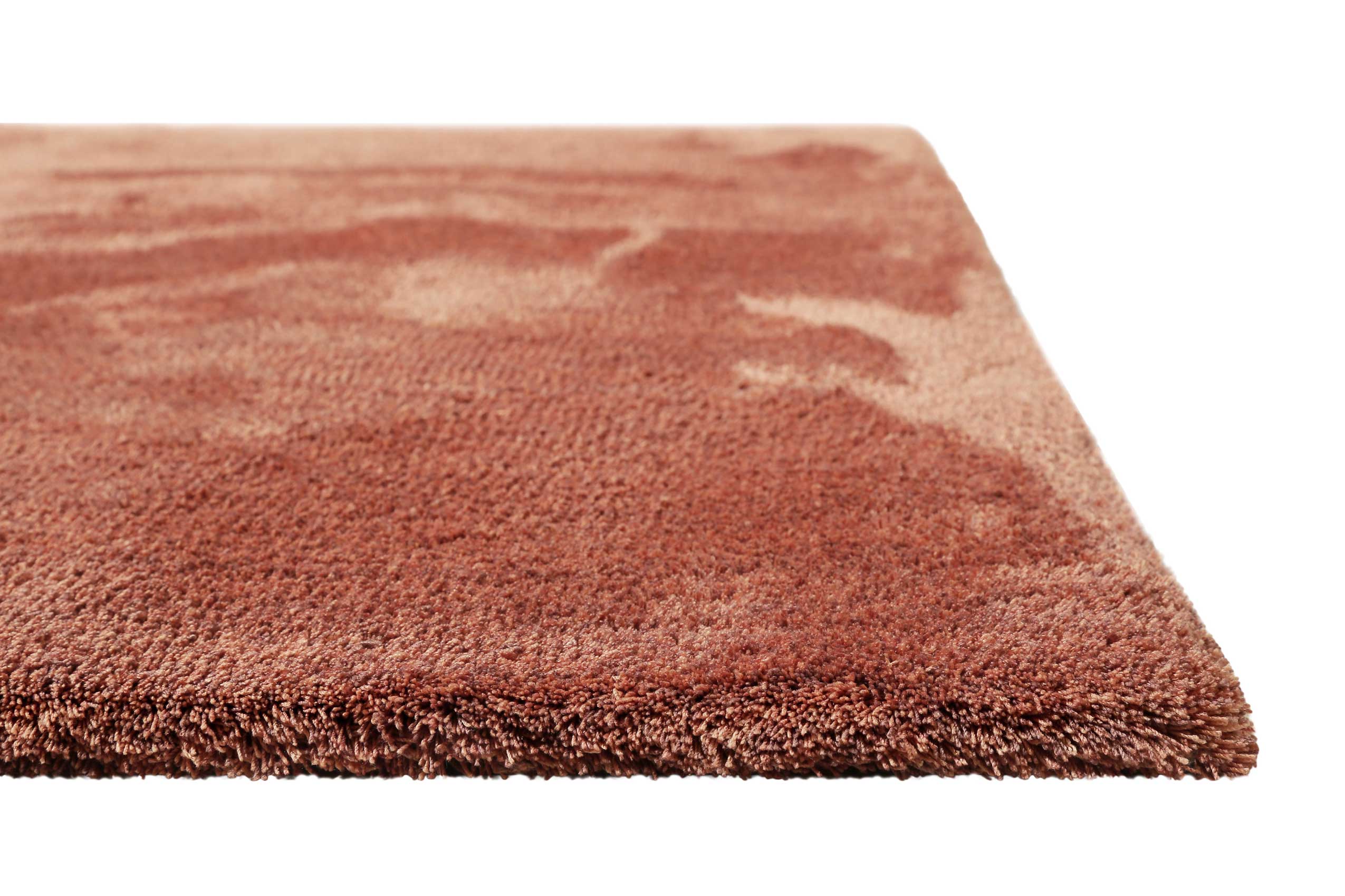 Teppich Rot Braun Hochflor » Sienna « Homie Living - Ansicht 3