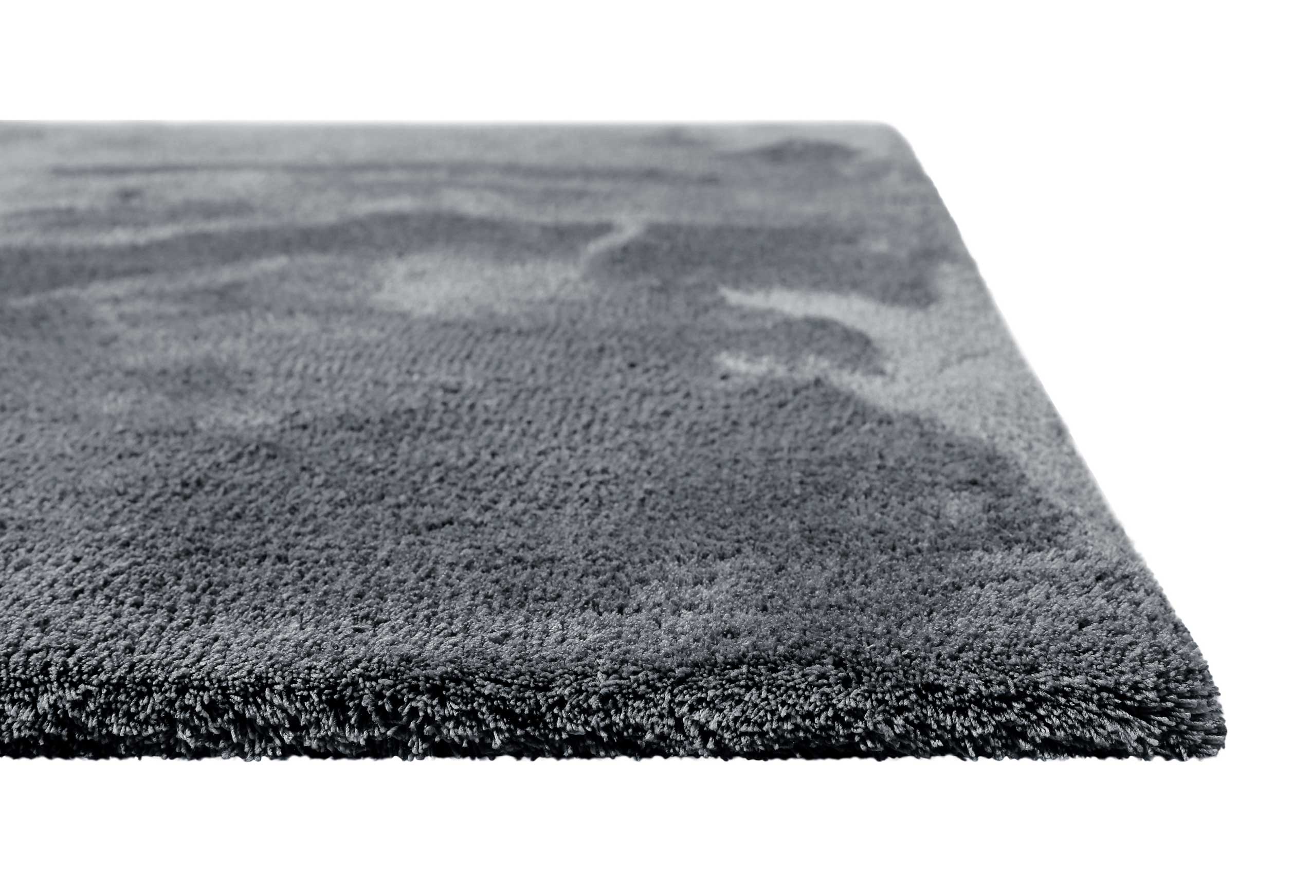 Teppich Dunkelgrau Hochflor 