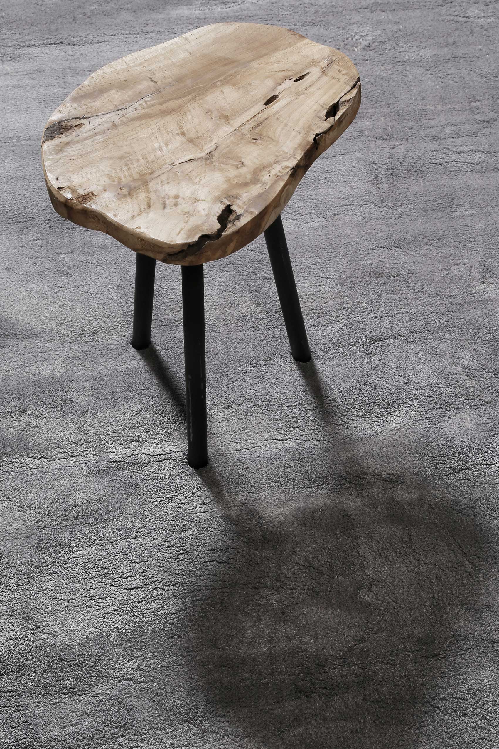 Teppich Grau Hochflor » Sienna « Homie Living - Ansicht 4