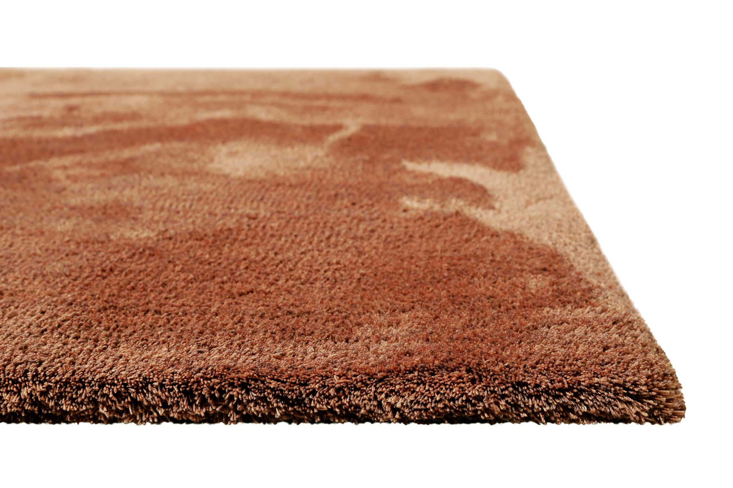 Teppich Braun Hochflor 