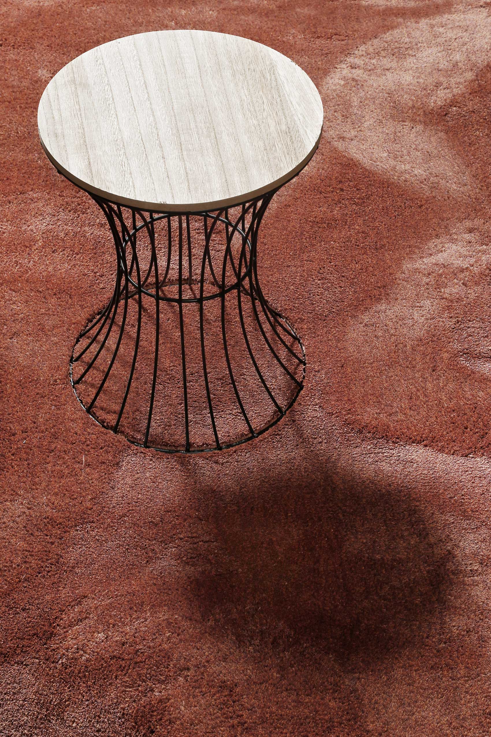 Teppich Braun Hochflor 