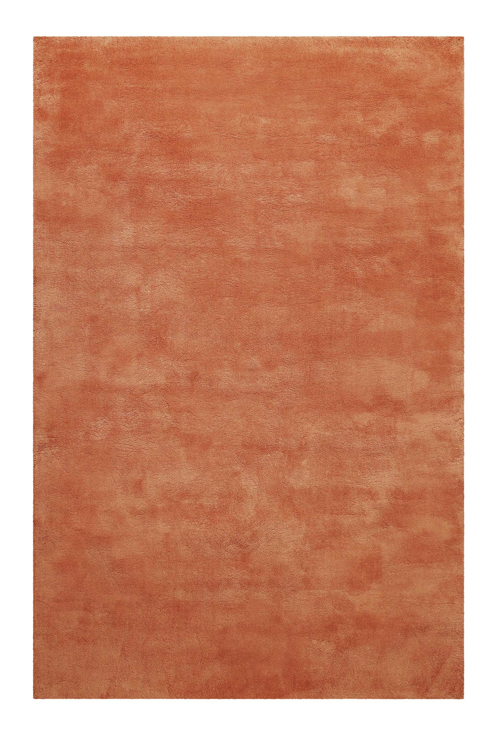 Teppich Orange Hochflor 