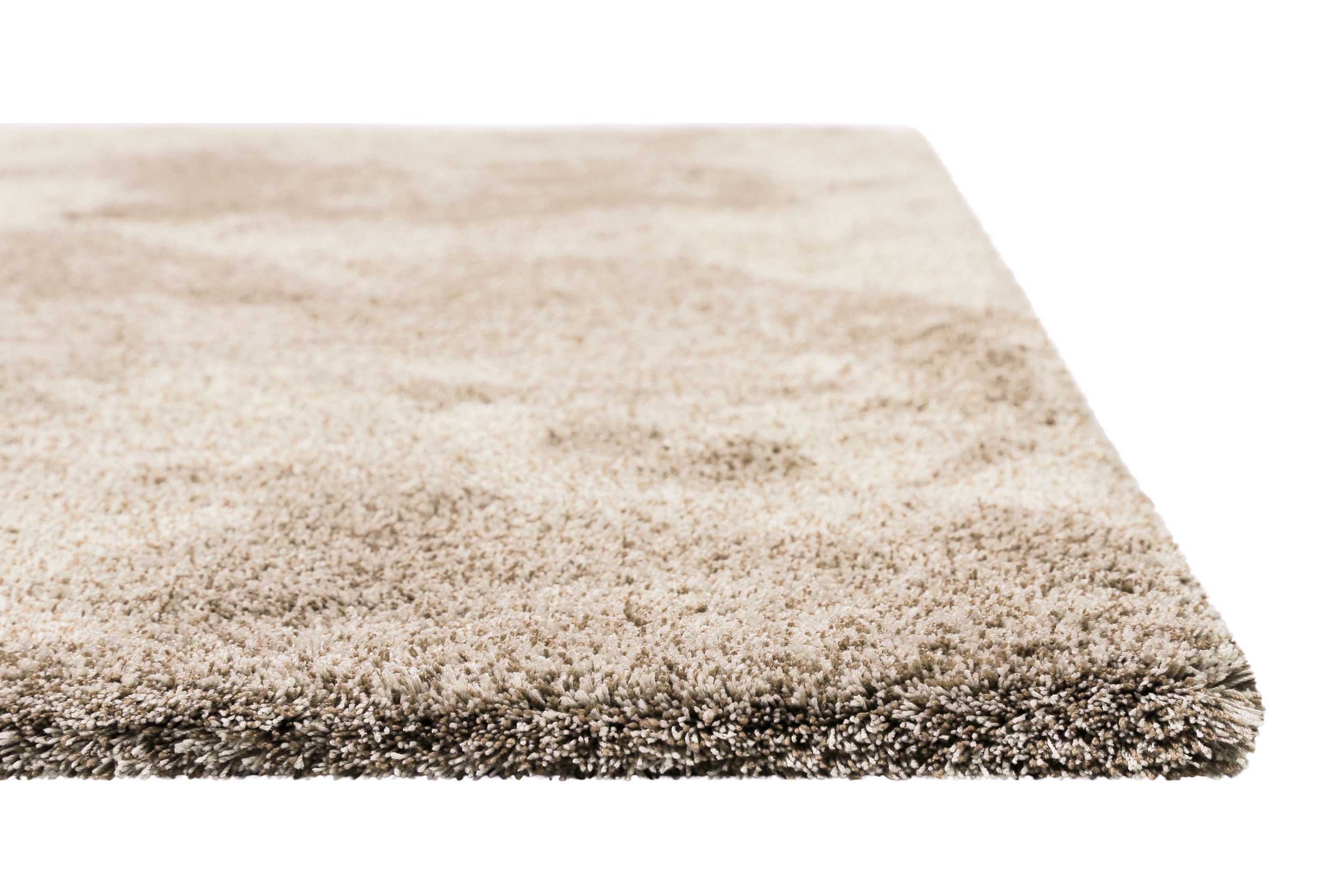 Teppich Beige Sand Hochflor 