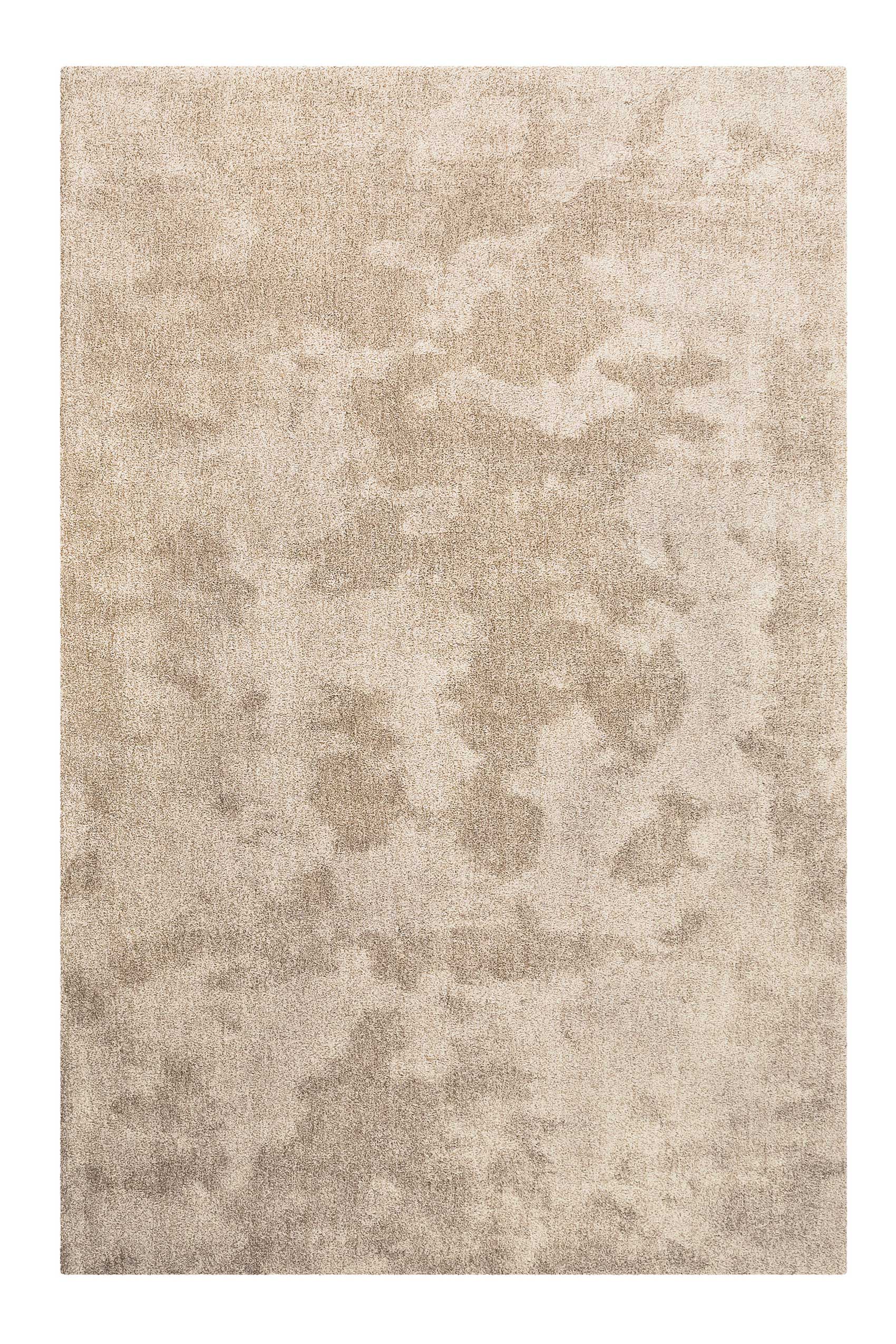 Teppich Beige Sand Hochflor 