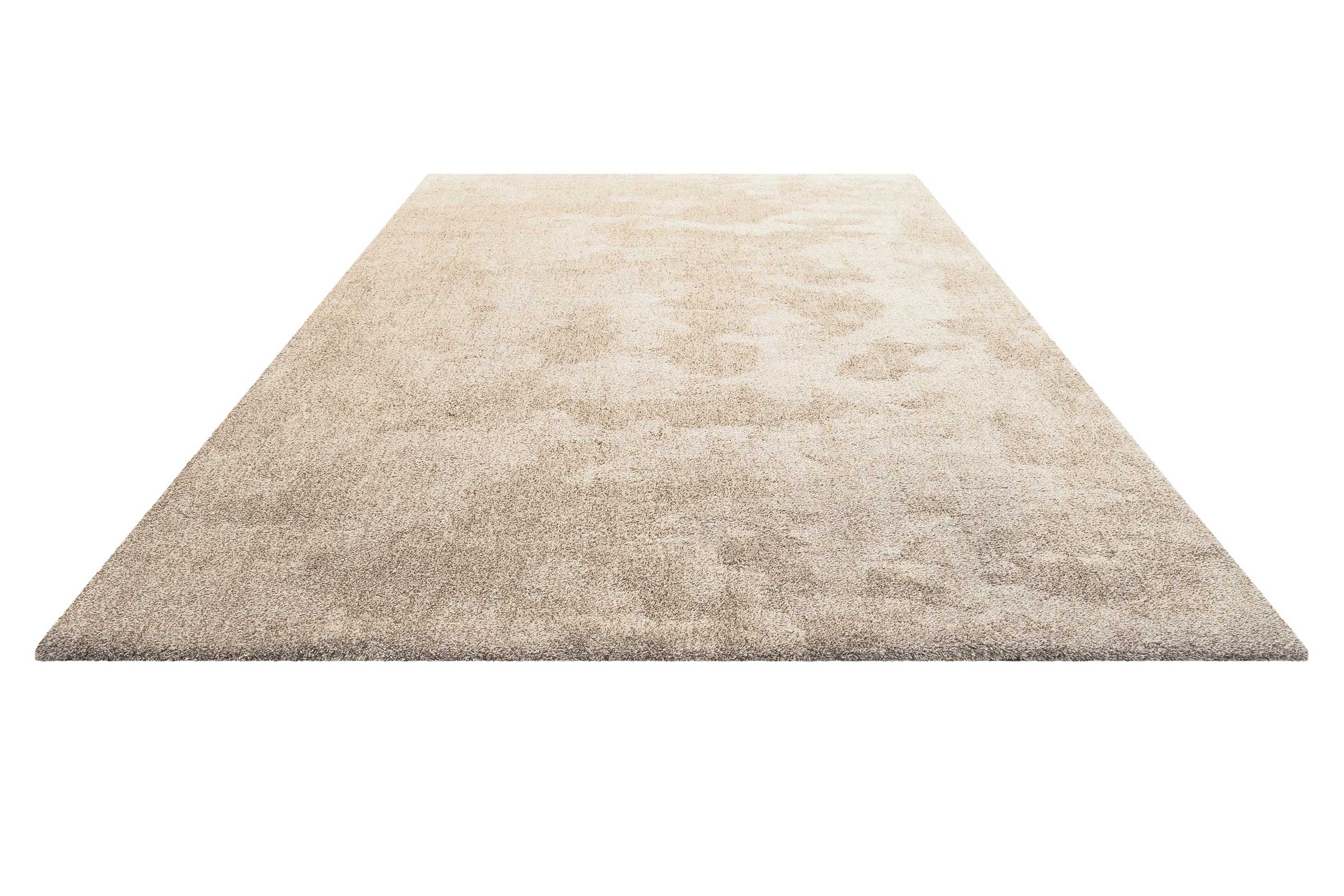 Teppich Beige Sand Hochflor 