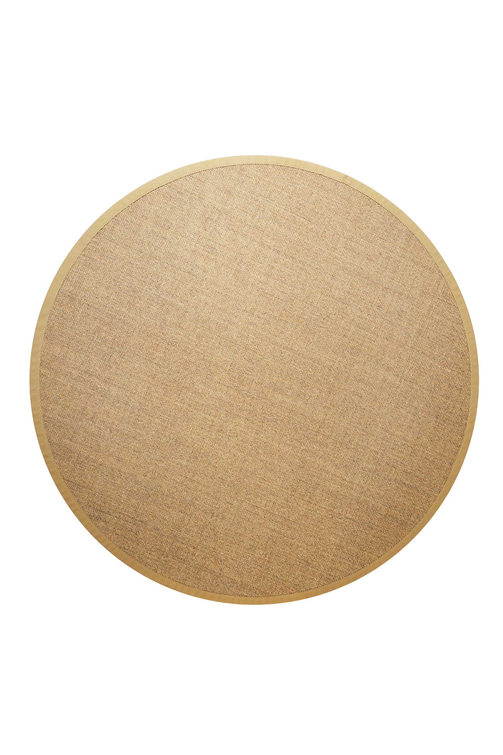 Sisal Teppich Rund Natur » Tansania « Homie Living - Ansicht 1