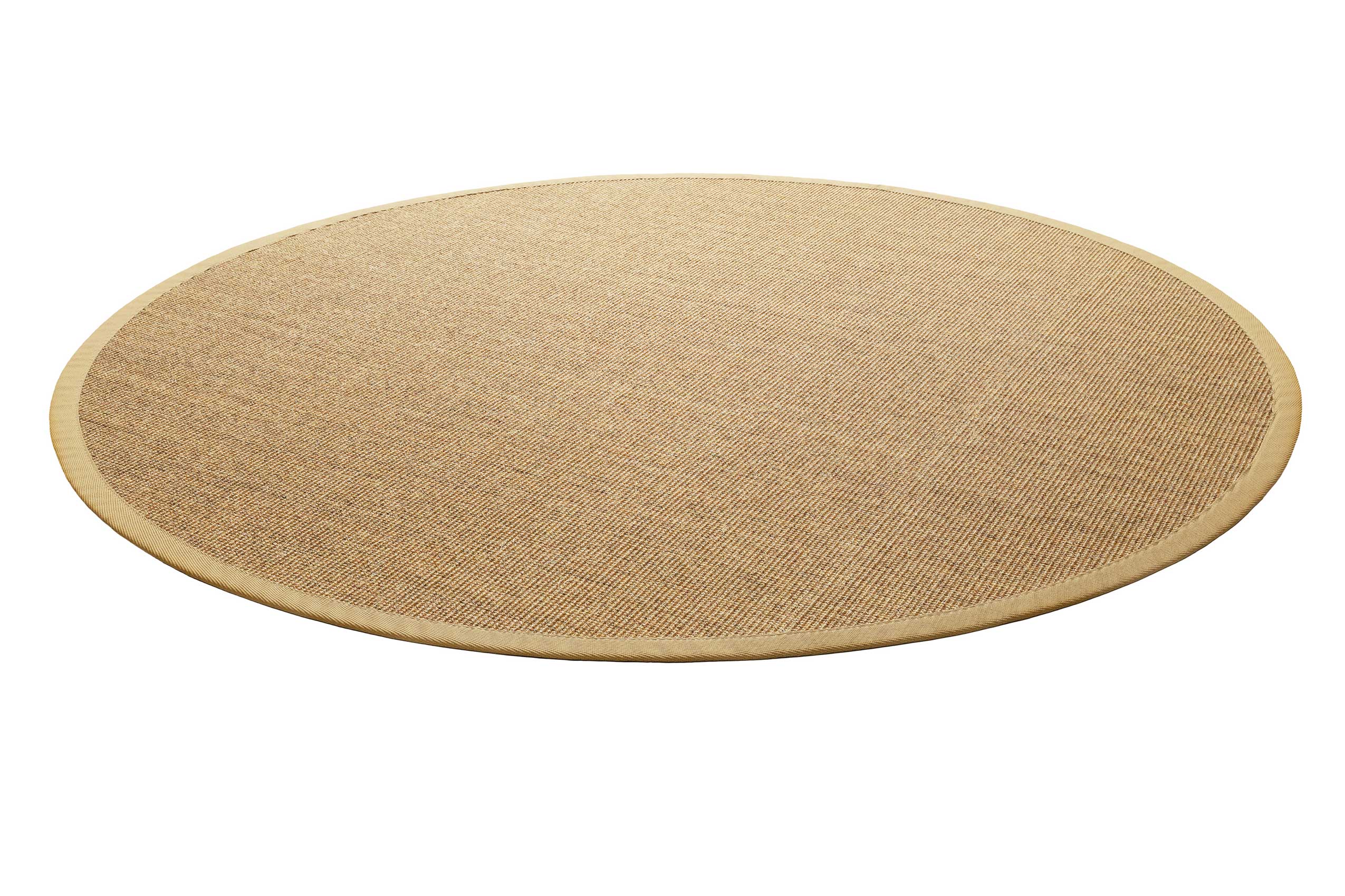 Sisal Teppich Rund Natur » Tansania « Homie Living - Ansicht 2