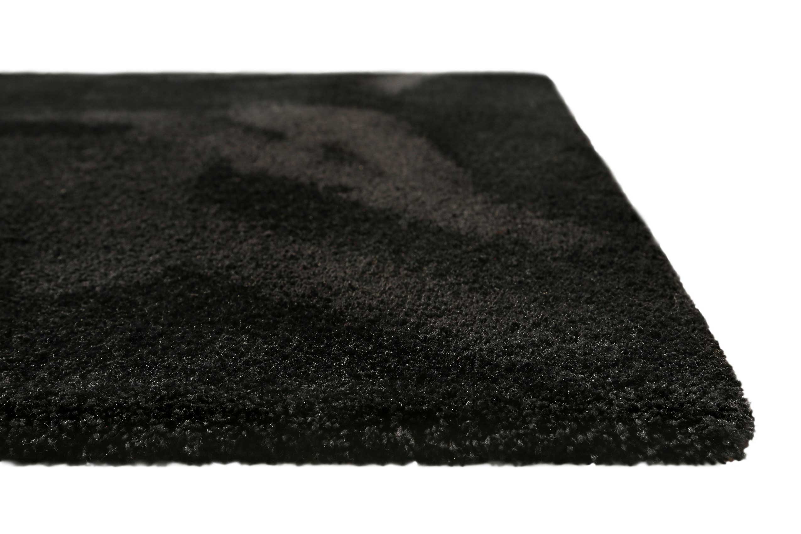 Teppich Schwarz soft & weich Hochflor » Tivoli « Homie Living - Ansicht 3