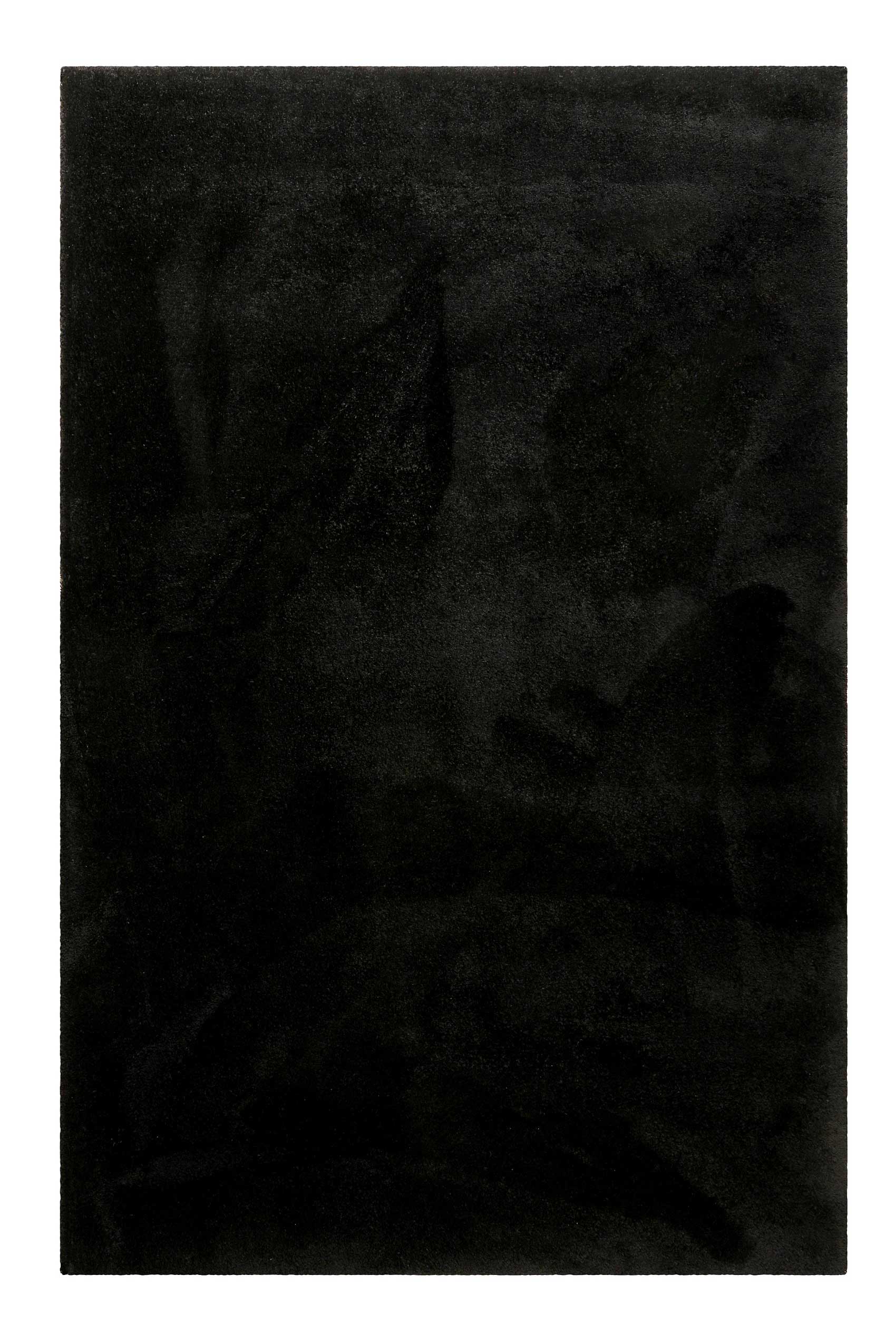 Teppich Schwarz soft & weich Hochflor » Tivoli « Homie Living - Ansicht 1