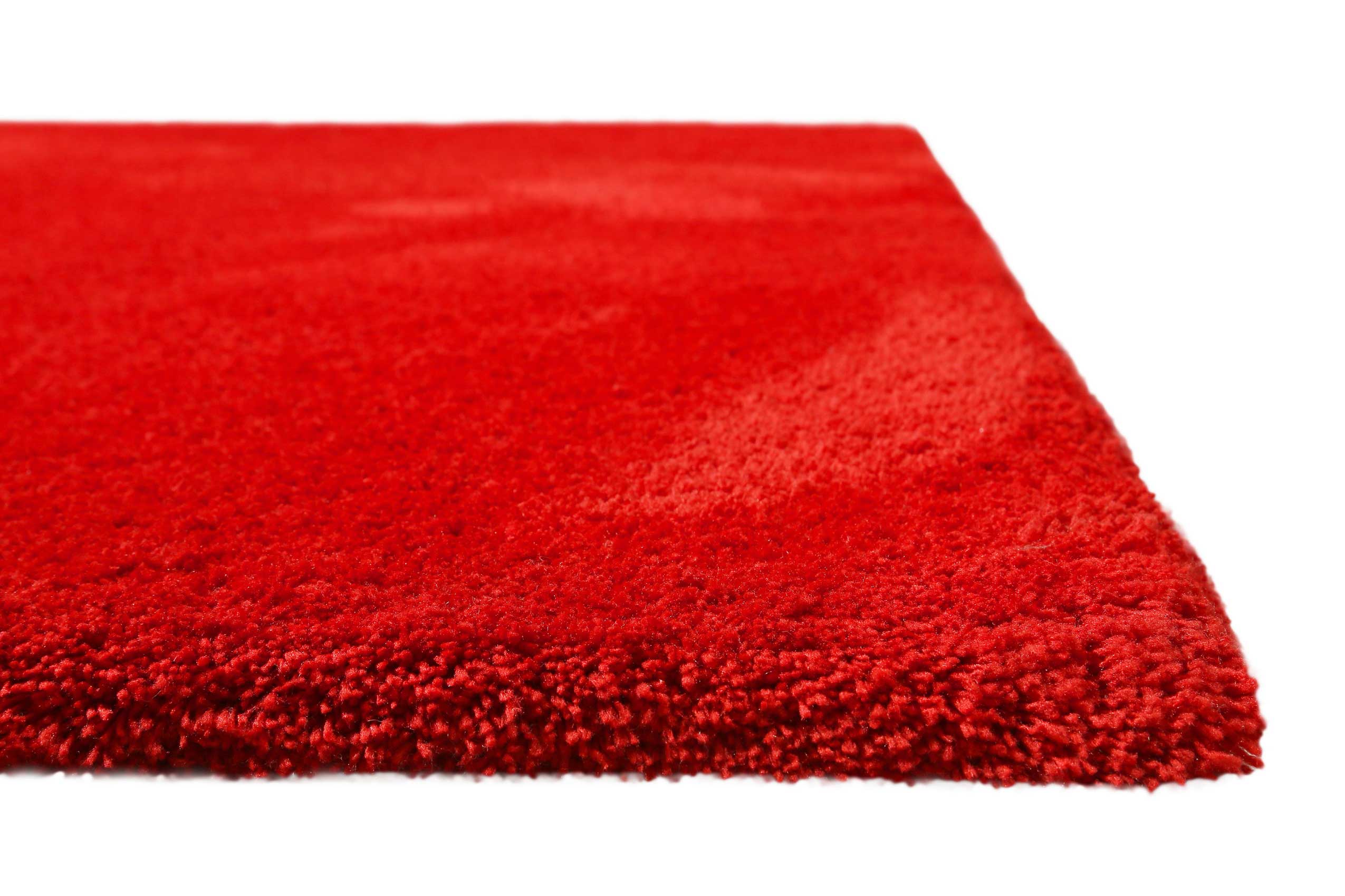 Teppich Rot soft & weich Hochflor » Tivoli « Homie Living - Ansicht 3
