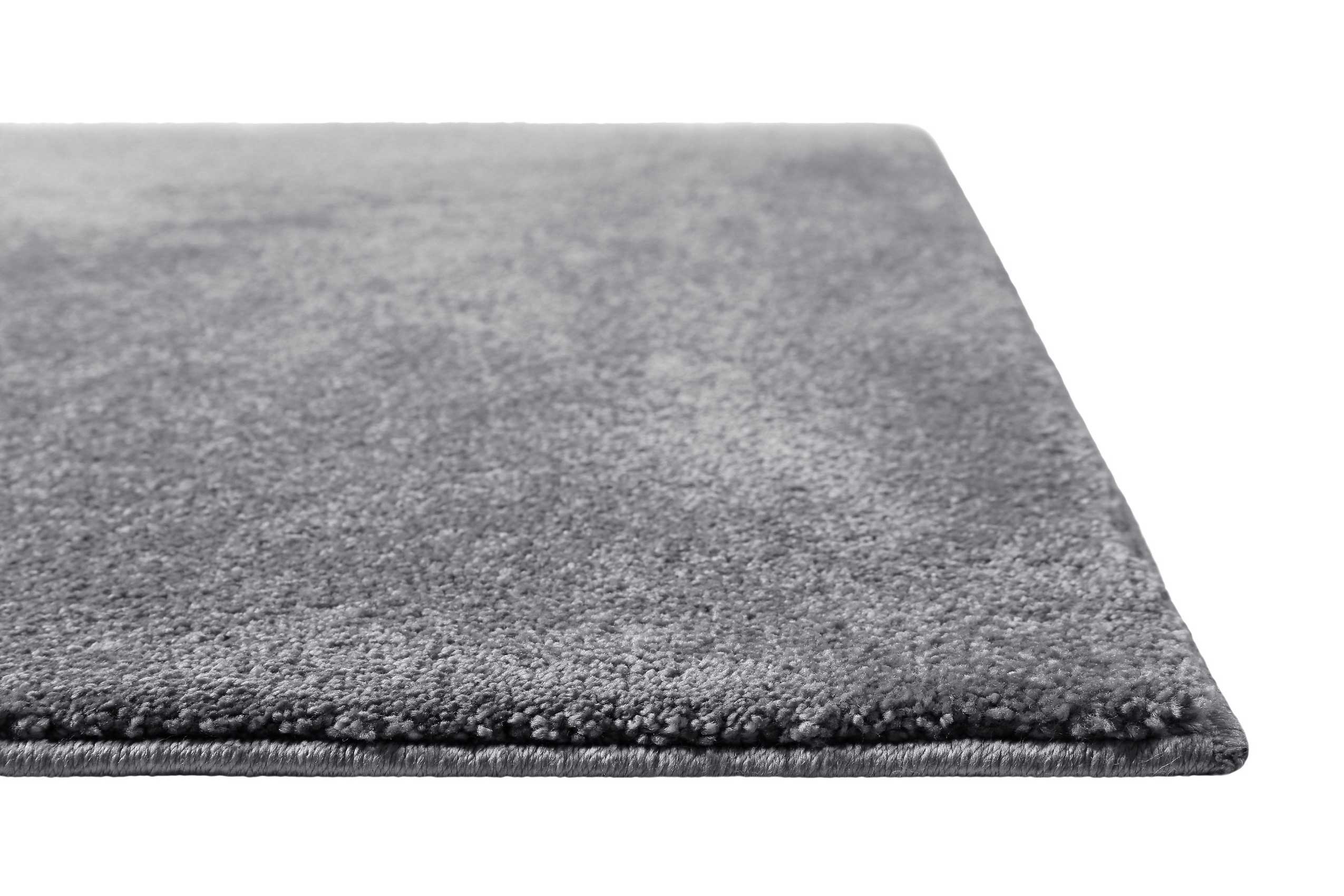 Teppich Grau Kurzflor weich & soft 