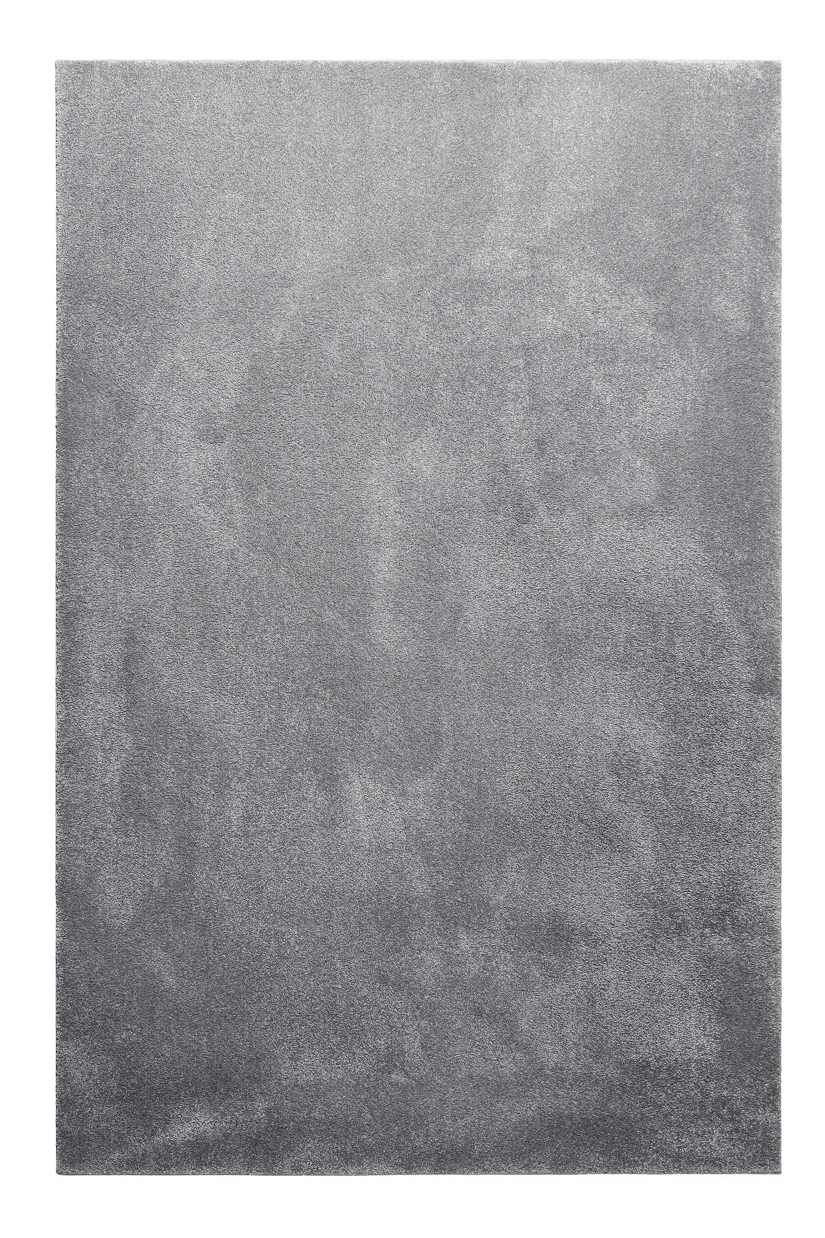 Teppich Grau Kurzflor weich & soft 