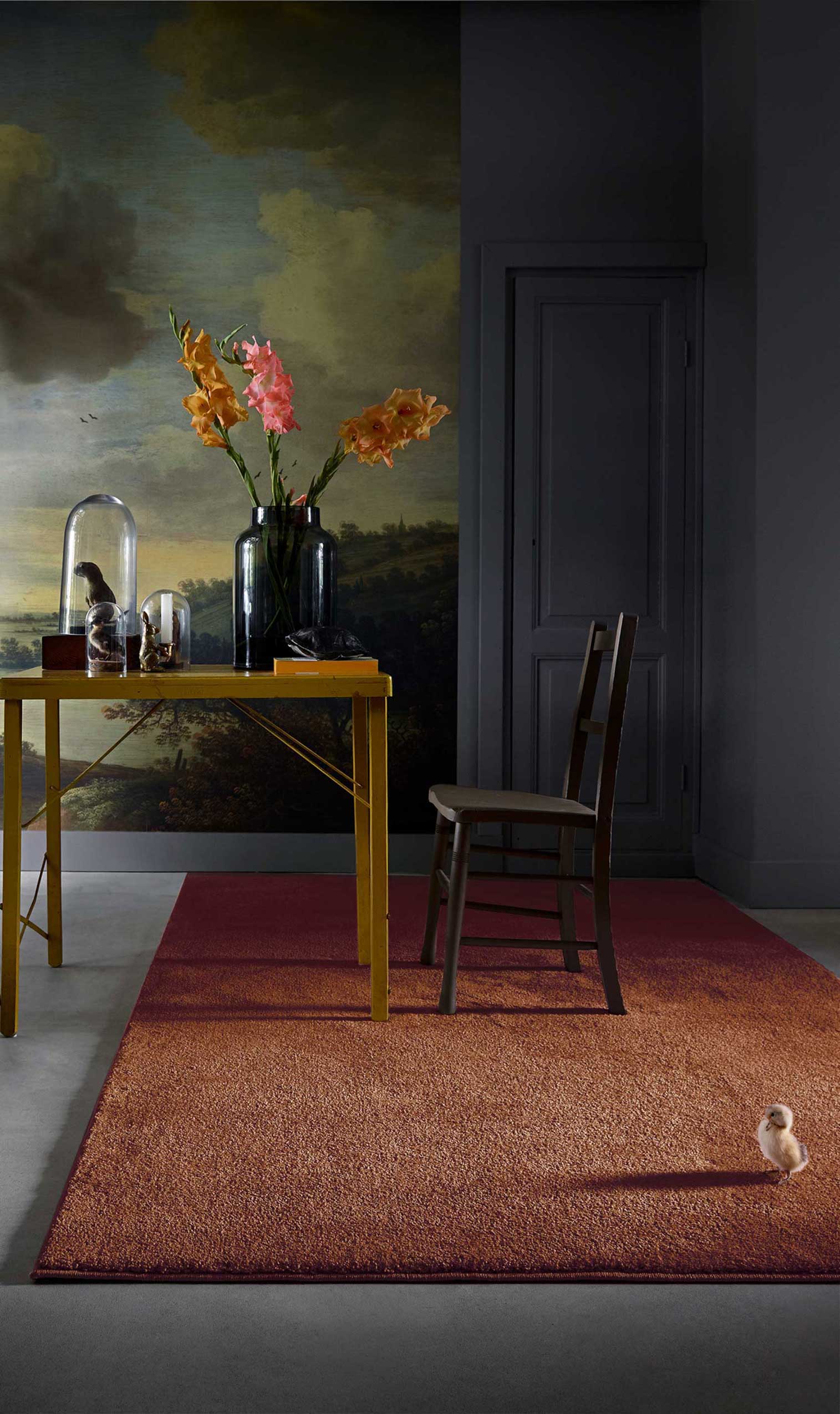 Teppich Rost Braun Kurzflor weich & soft » Venice « Homie Living - Ansicht 5