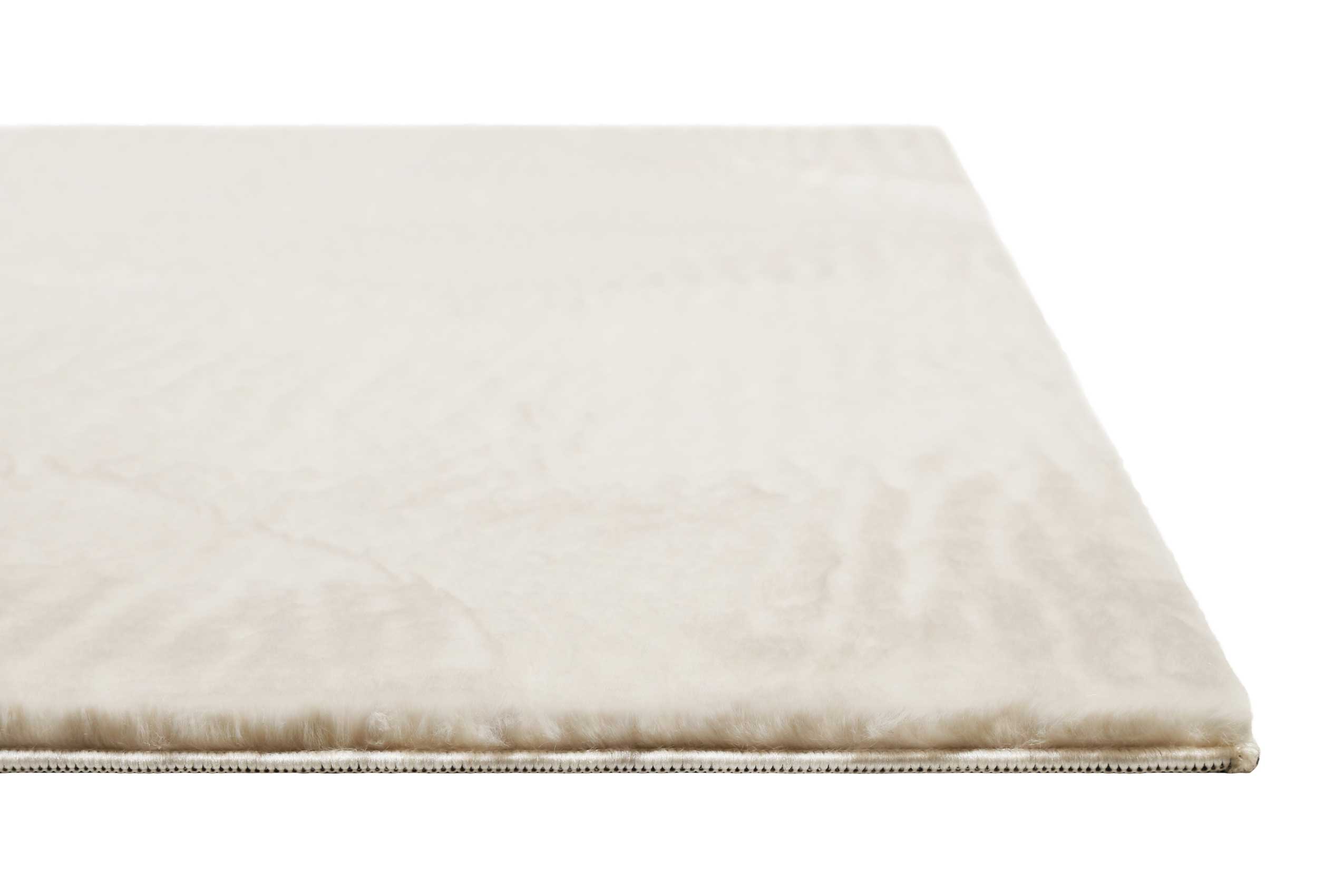 Kunstfell Teppich Creme Beige soft & weich 