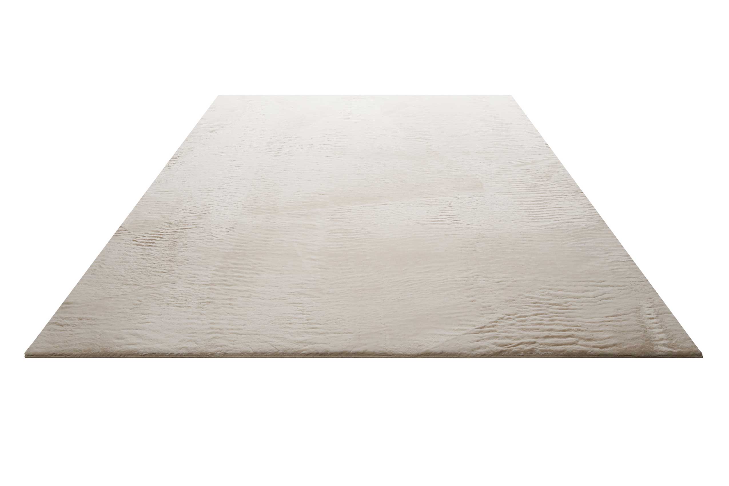 Kunstfell Teppich Creme Beige soft & weich » Villa Rosso « Homie Living - Ansicht 2