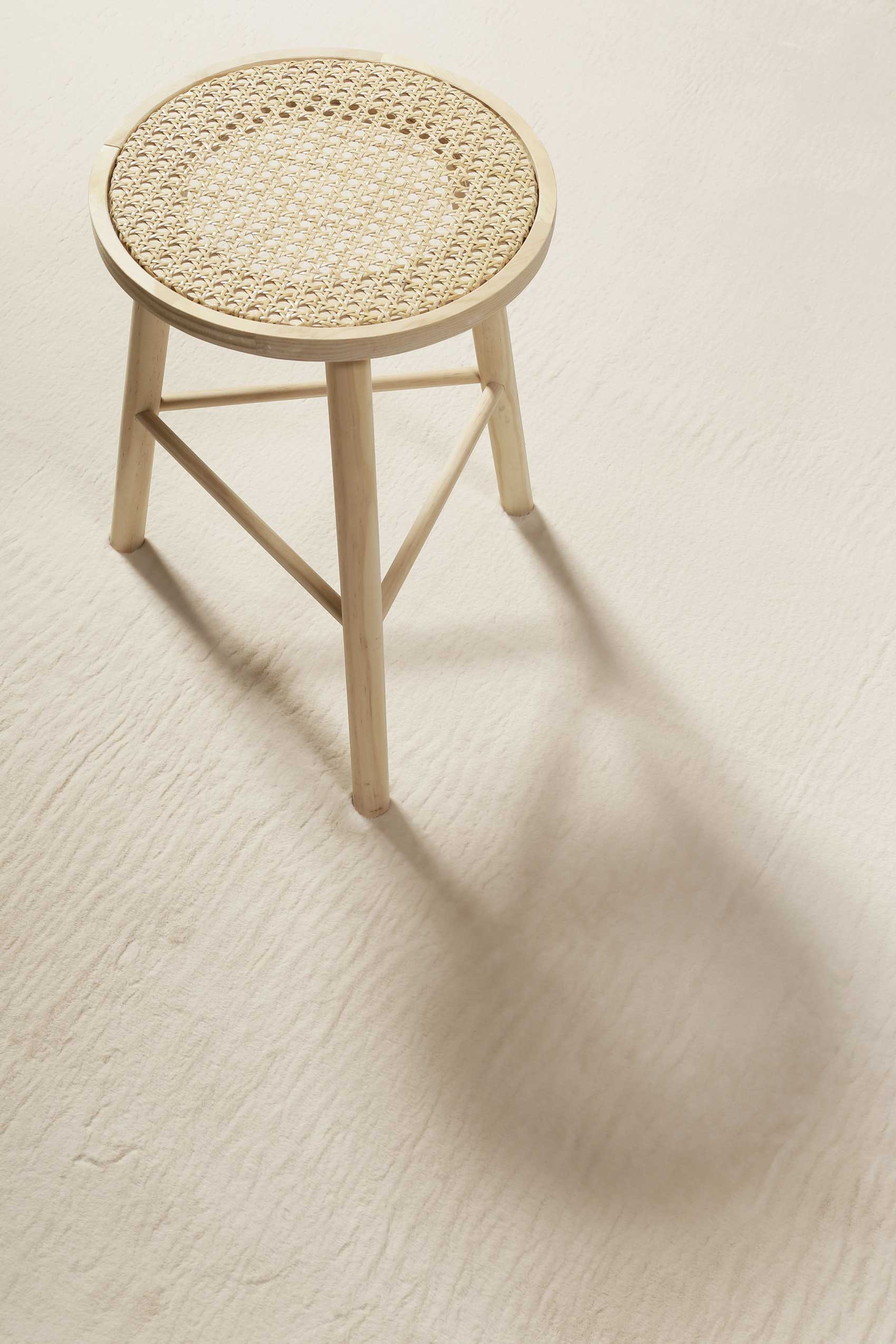 Kunstfell Teppich Rund Creme Beige soft & weich 