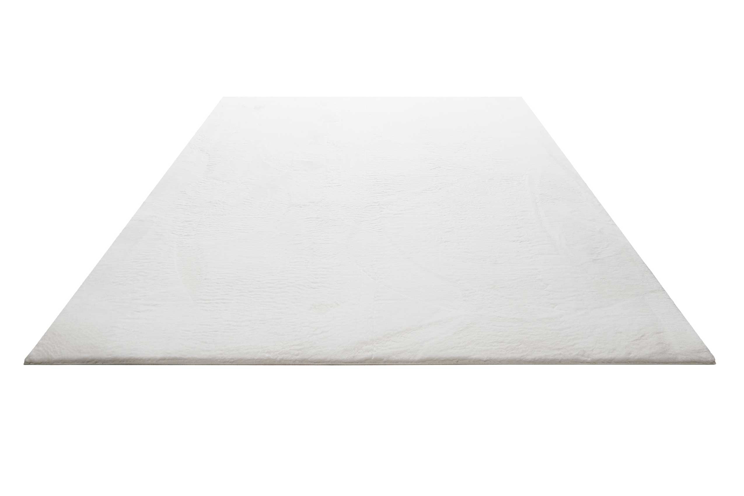 Kunstfell Teppich Creme Weiß soft & weich » Villa Rosso « Homie Living - Ansicht 2