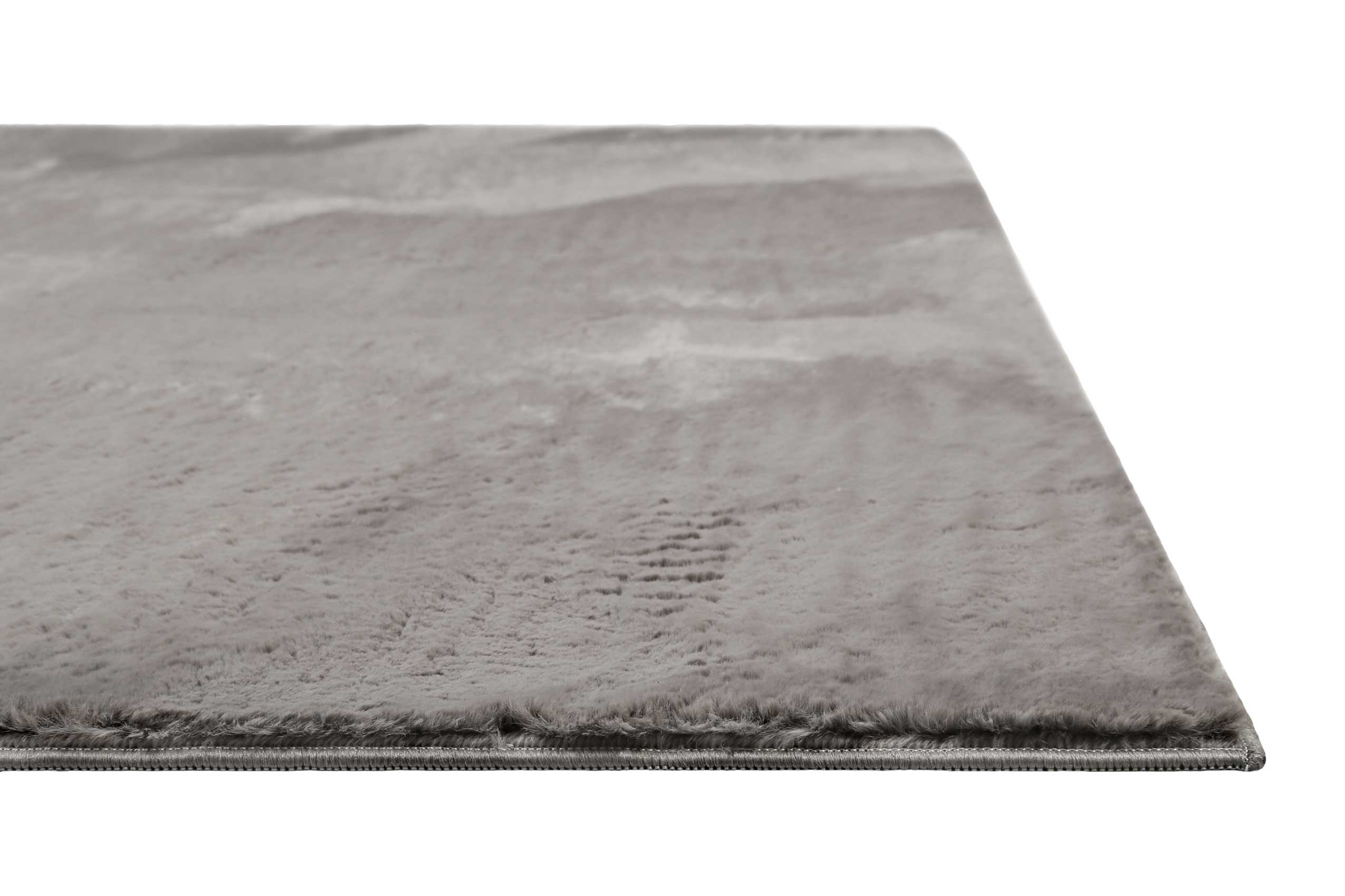 Kunstfell Teppich Grau Anthrazit soft & weich 