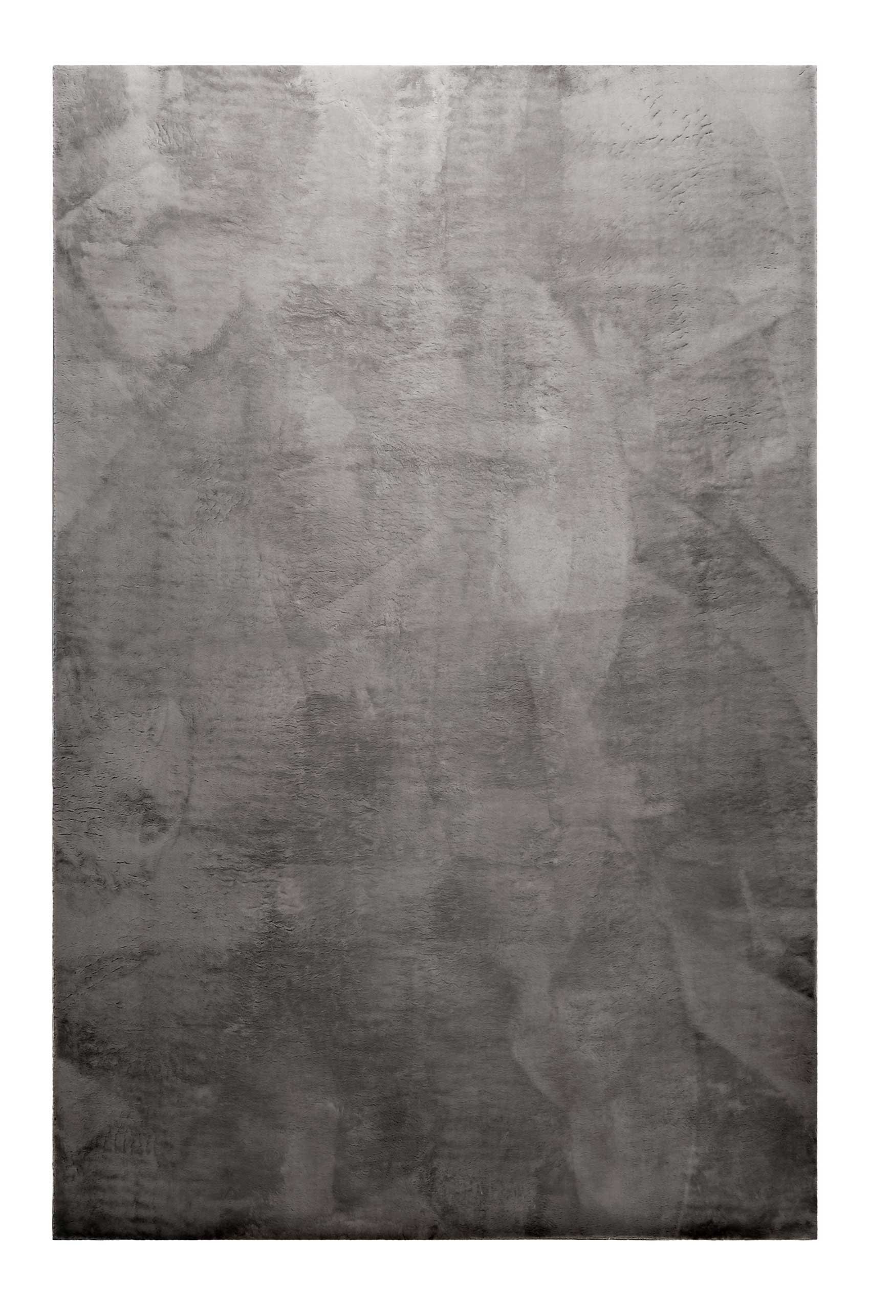 Kunstfell Teppich Grau Anthrazit soft & weich 