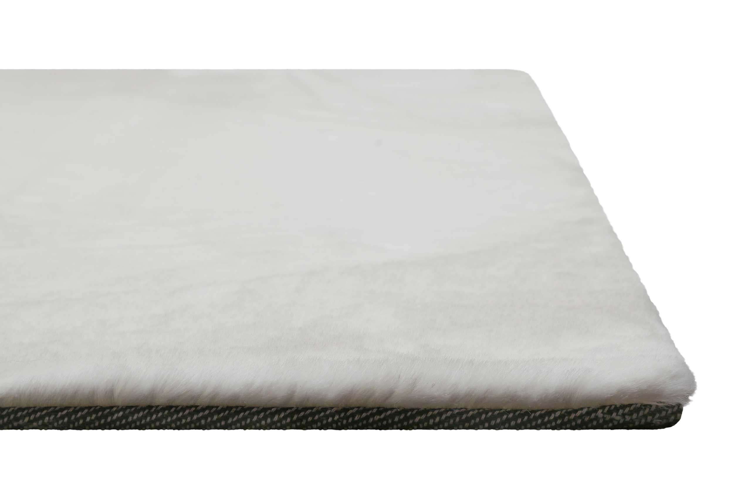 Teppich Weiß kuschelig & flauschig » Vita « Homie Living - Ansicht 3