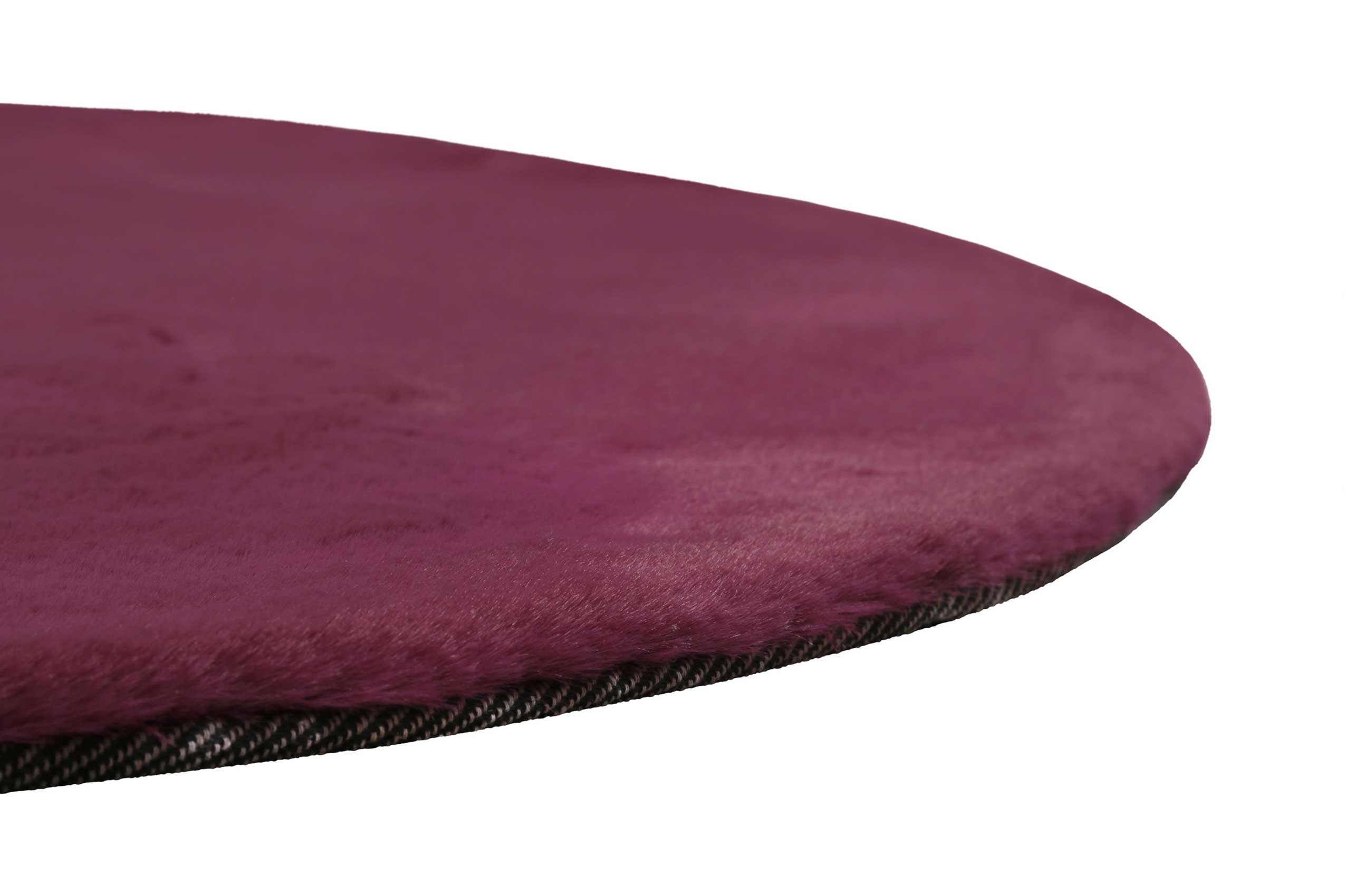 Teppich Rund Violett kuschelig & flauschig 
