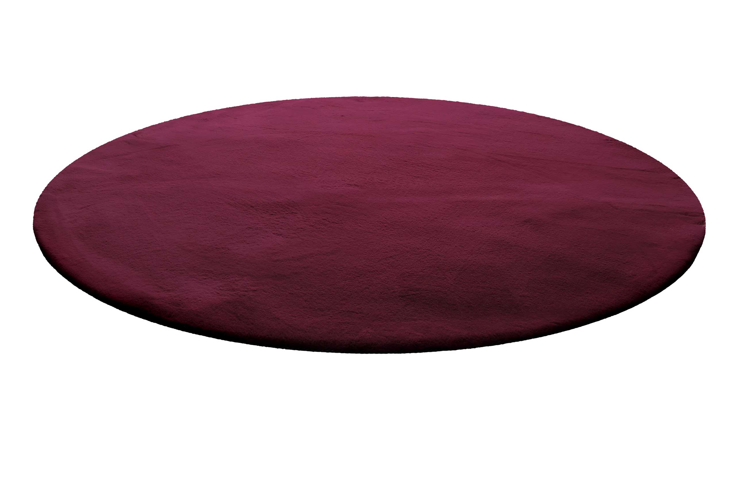 Teppich Rund Violett kuschelig & flauschig 
