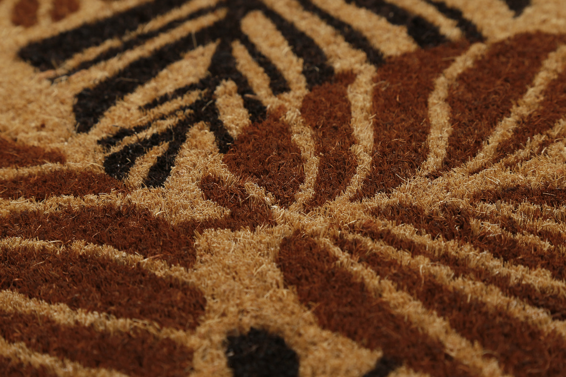 Fußmatte aus Kokosfaser Natur Schwarz » Jungle Mat « WECONhome - Ansicht 4