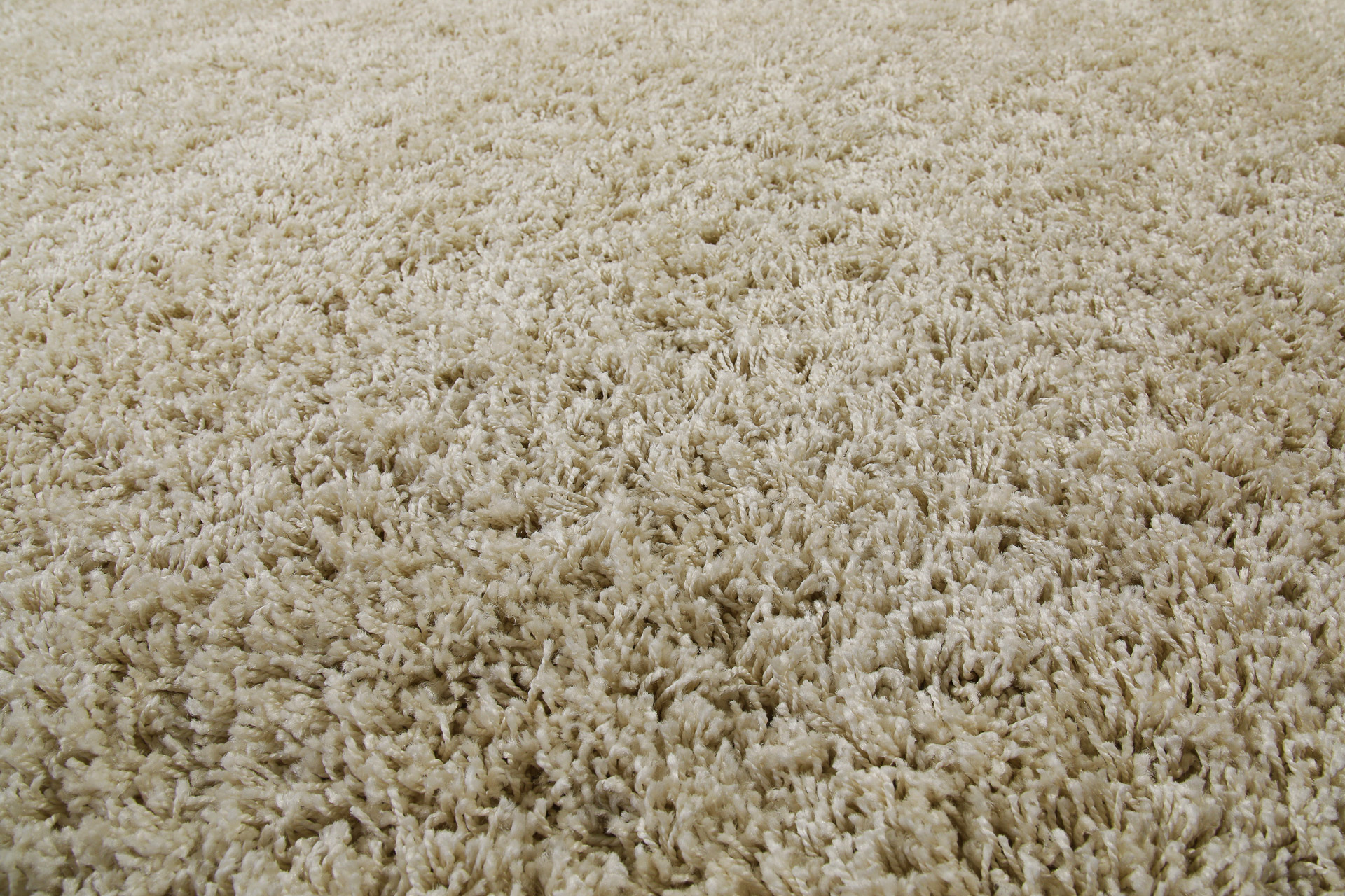 2 für 1 Aktion: Hochflor Teppich Rund Beige 