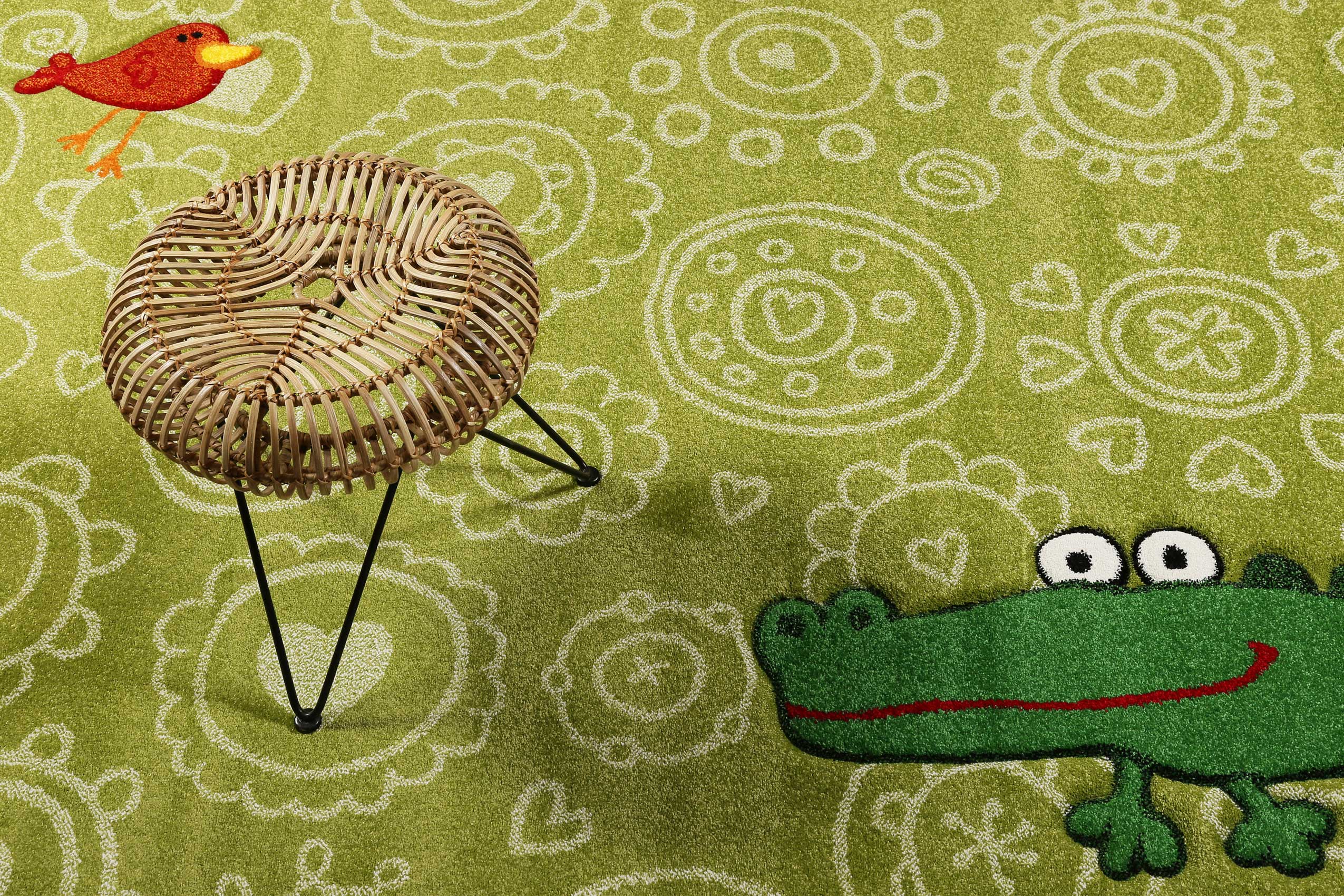 Sigikid Kinderteppich grün 