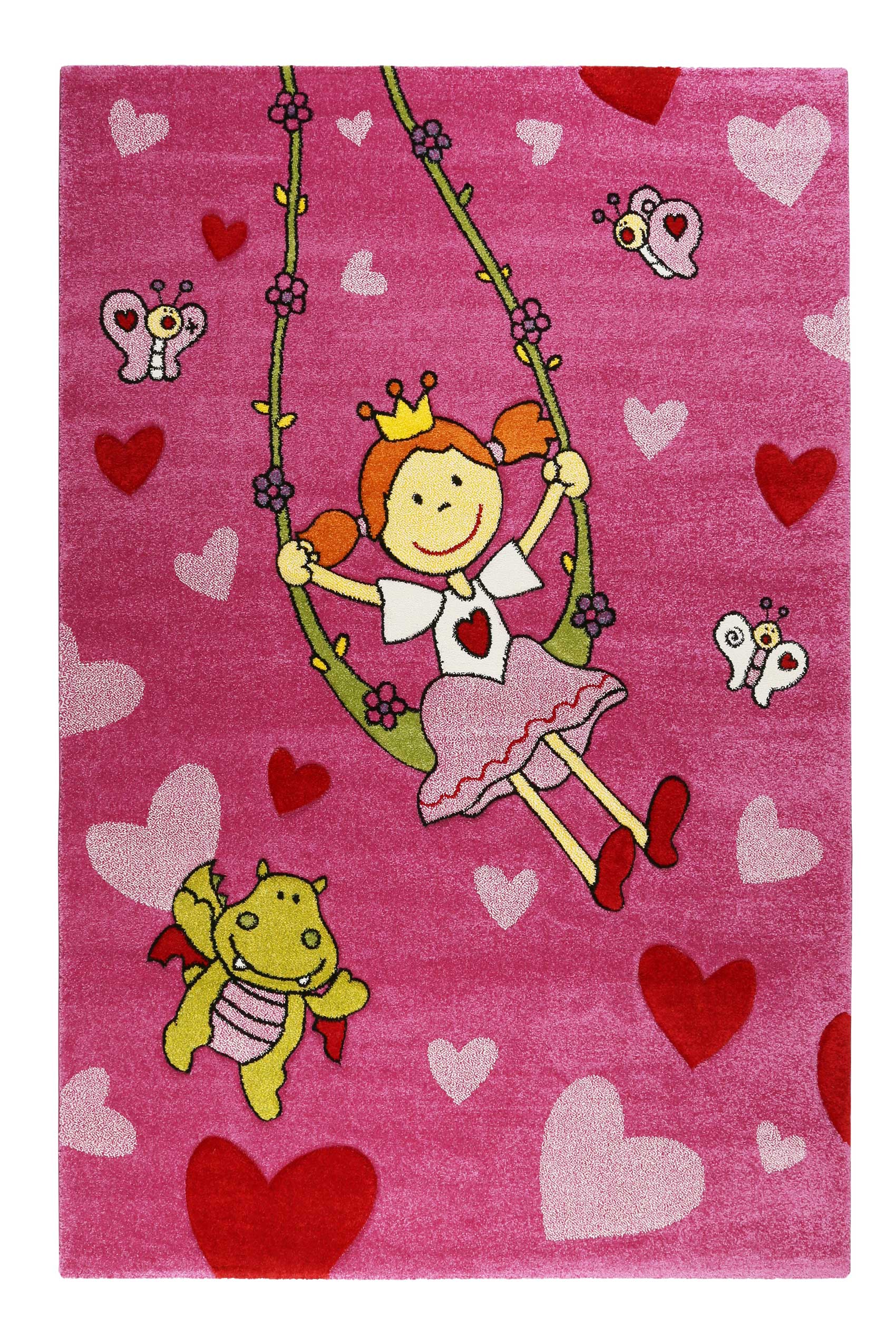 Kinderteppich pink rosa » Pinky Queeny «  Sigikid - Ansicht 1