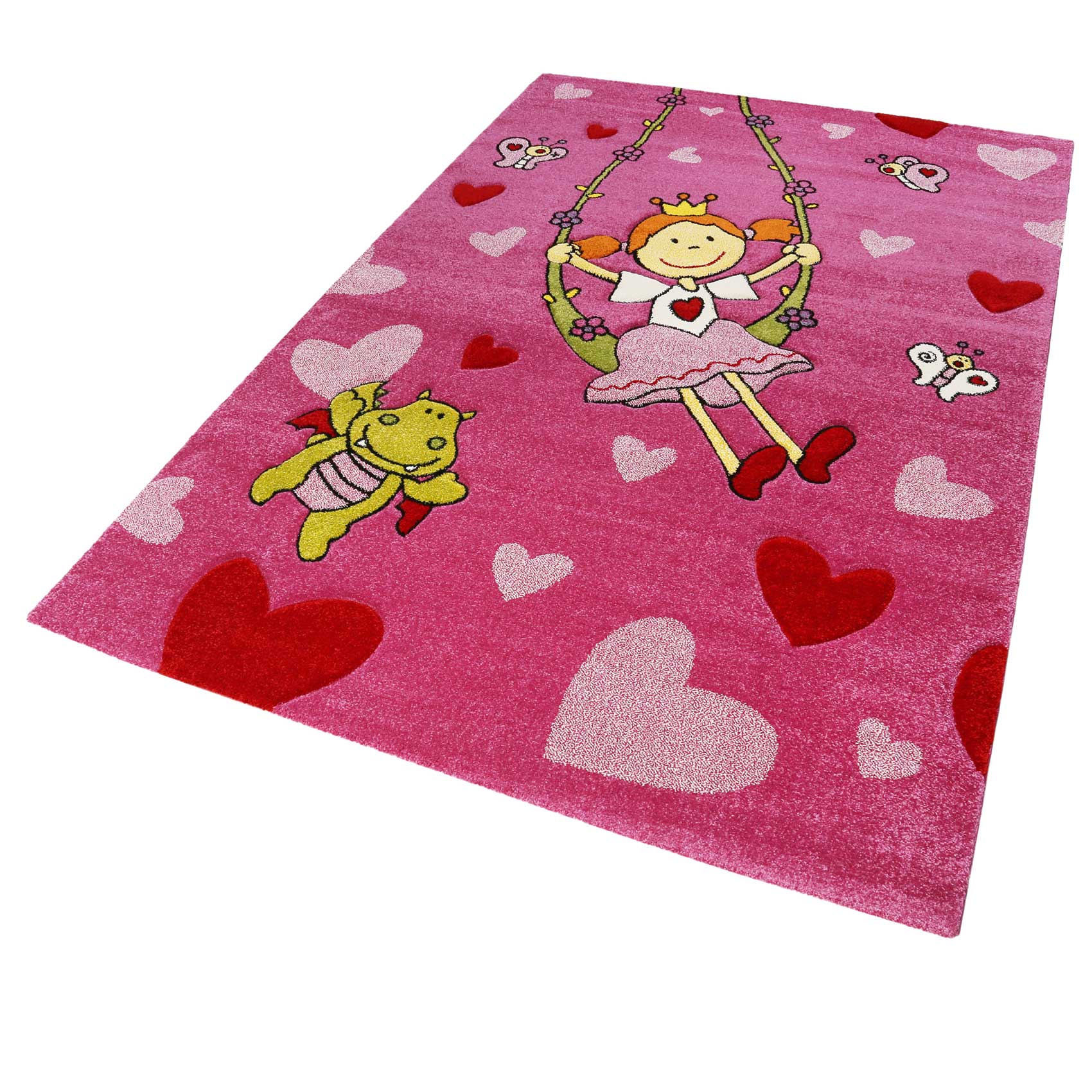 Kinderteppich pink rosa » Pinky Queeny «  Sigikid - Ansicht 2