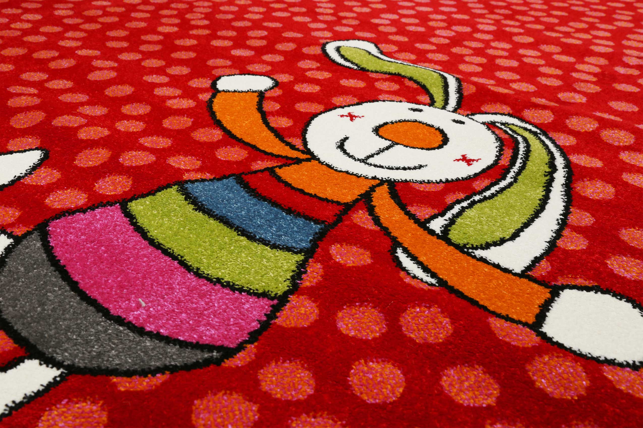 Sigikid Kinderteppich Rot » Rainbow Rabbit « - Ansicht 5