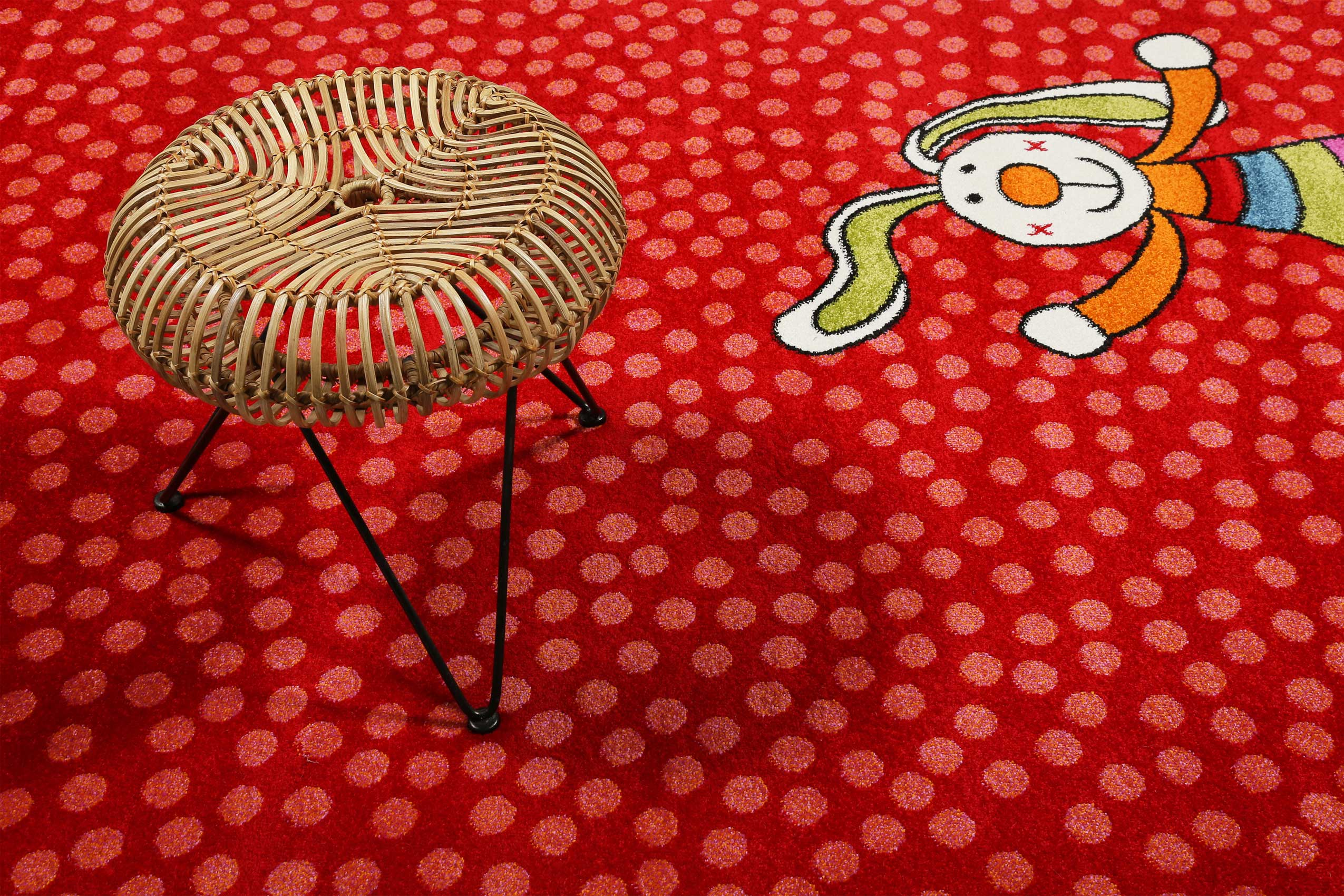 Sigikid Kinderteppich Rot