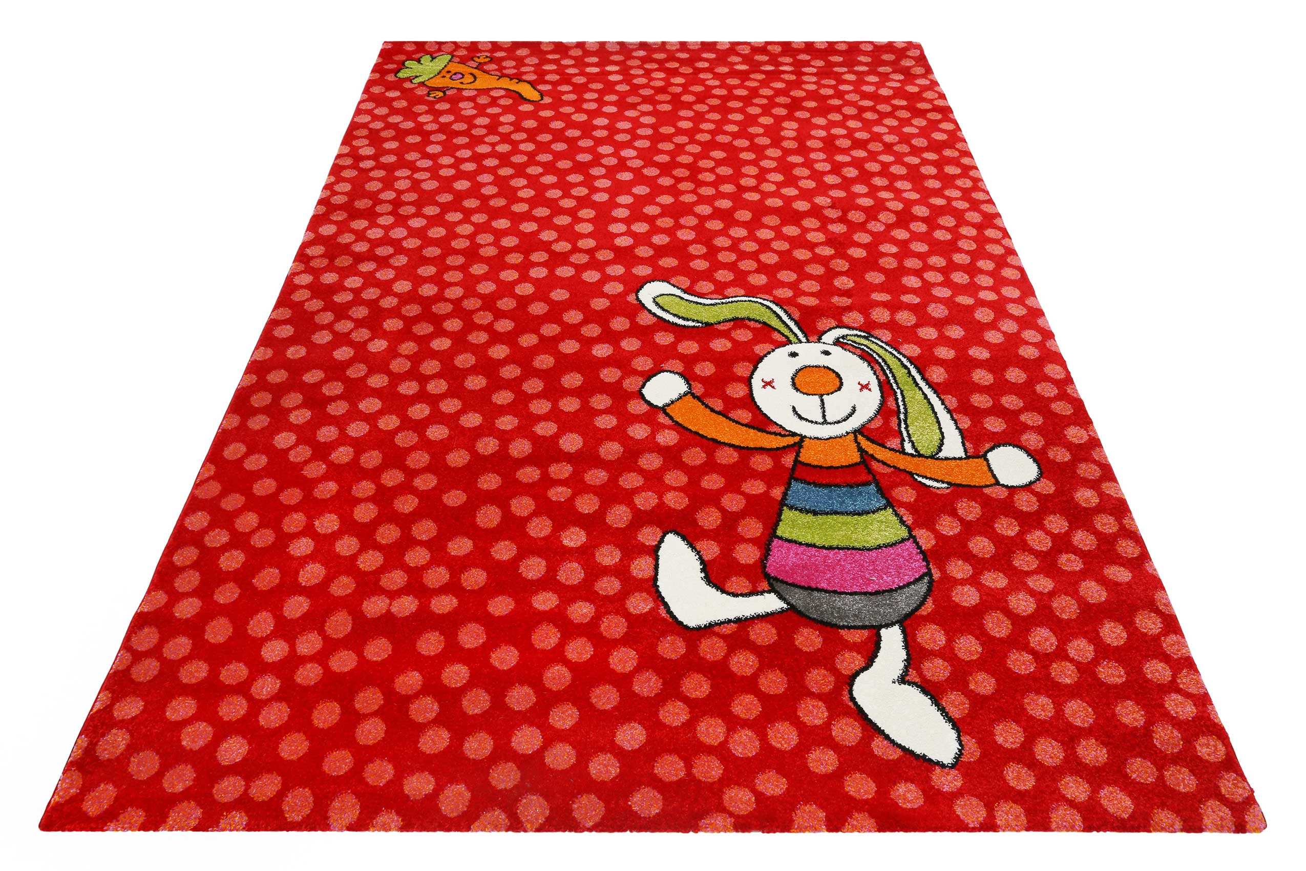 Sigikid Kinderteppich Rot » Rainbow Rabbit « - Ansicht 2