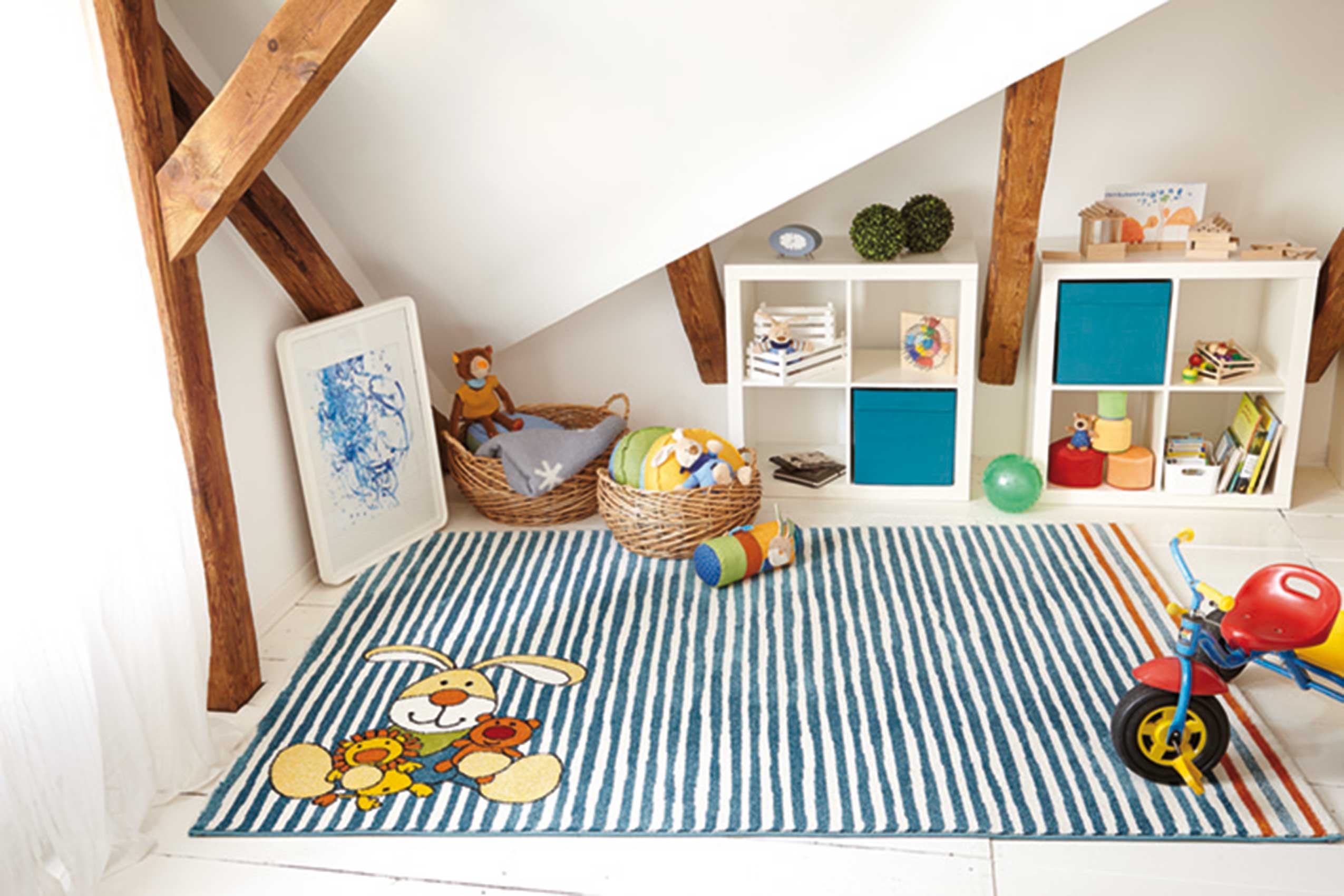 Sigikid Kinderteppich Blau 