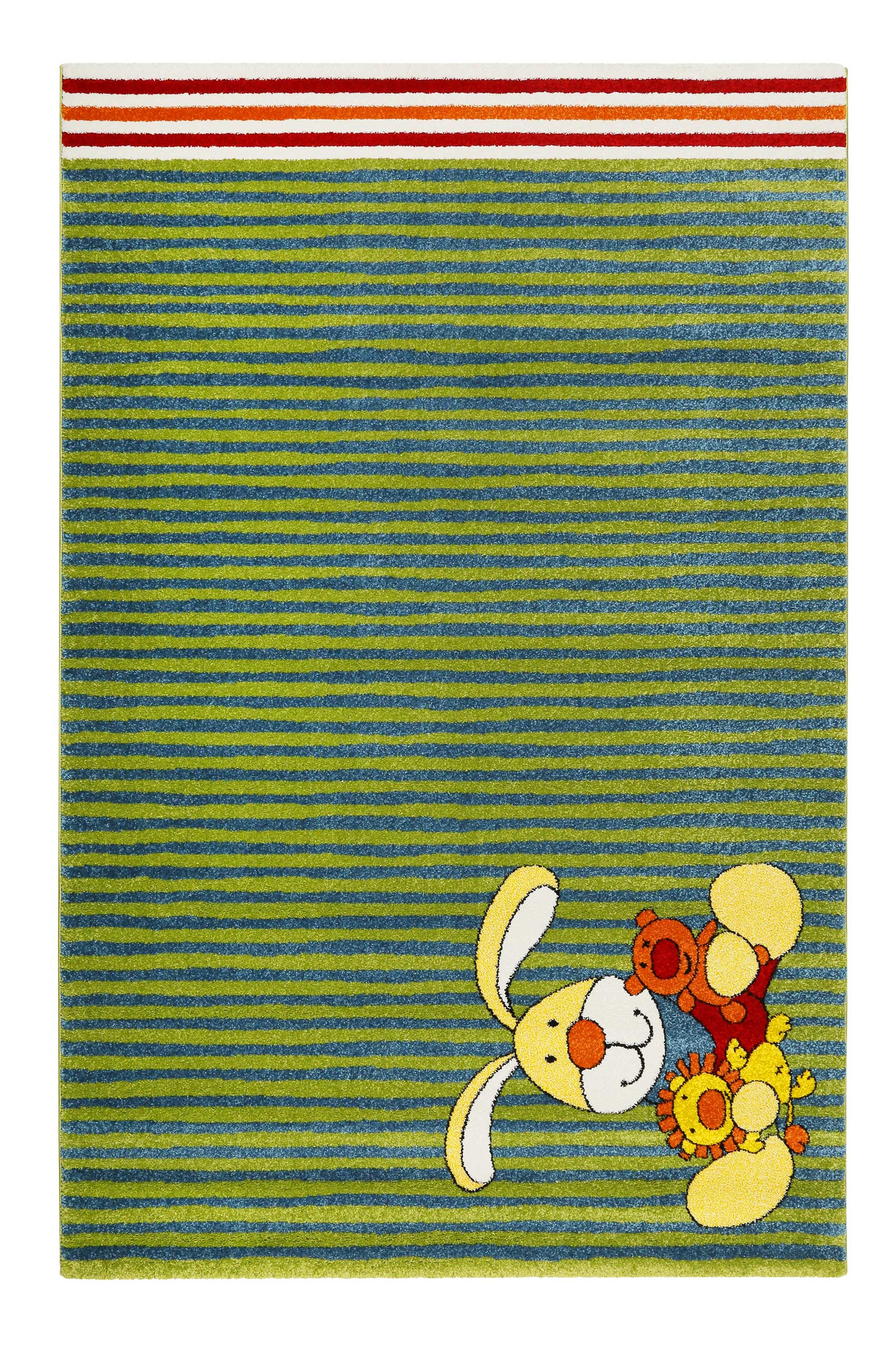 Sigikid Kinderteppich Grün » Semmel Bunny « - Ansicht 1
