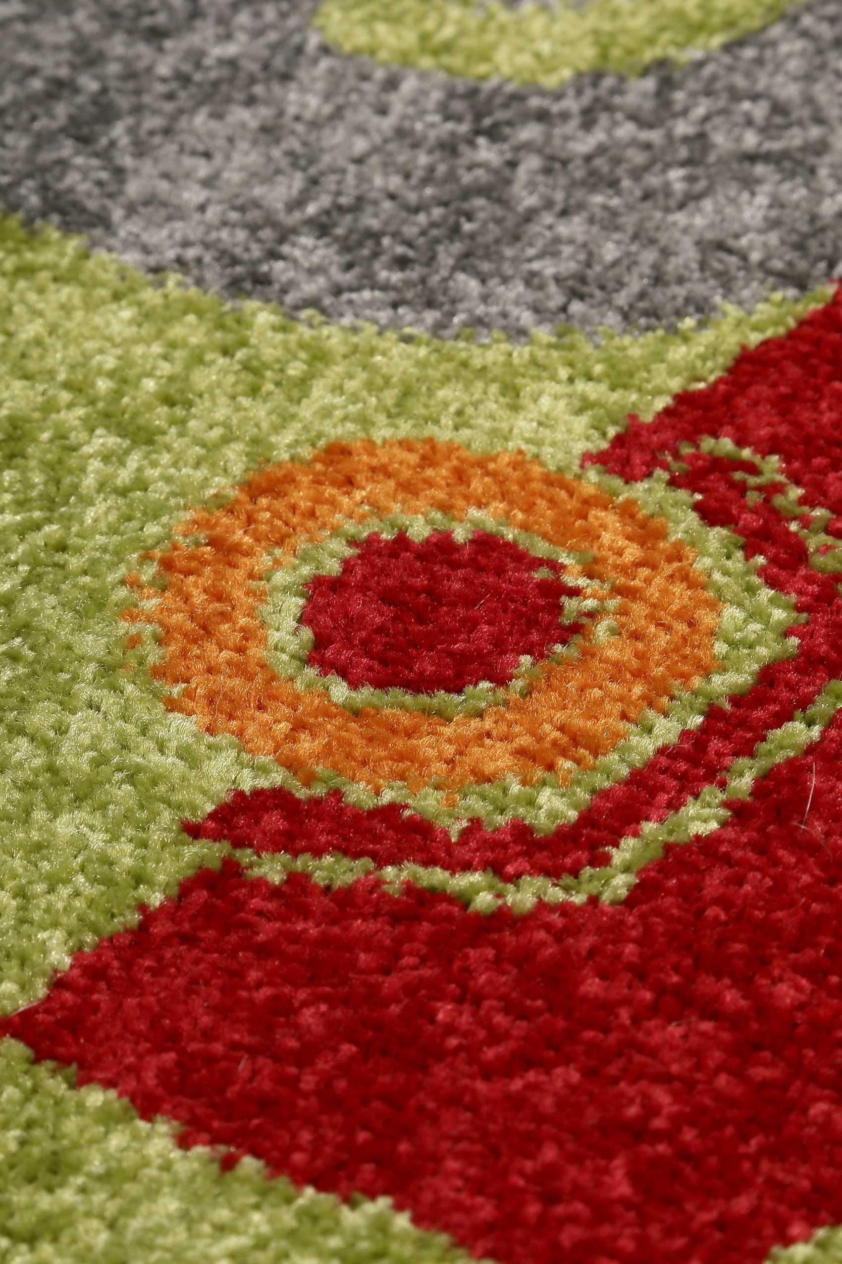 Sigikid Kinderteppich Grün Orange 