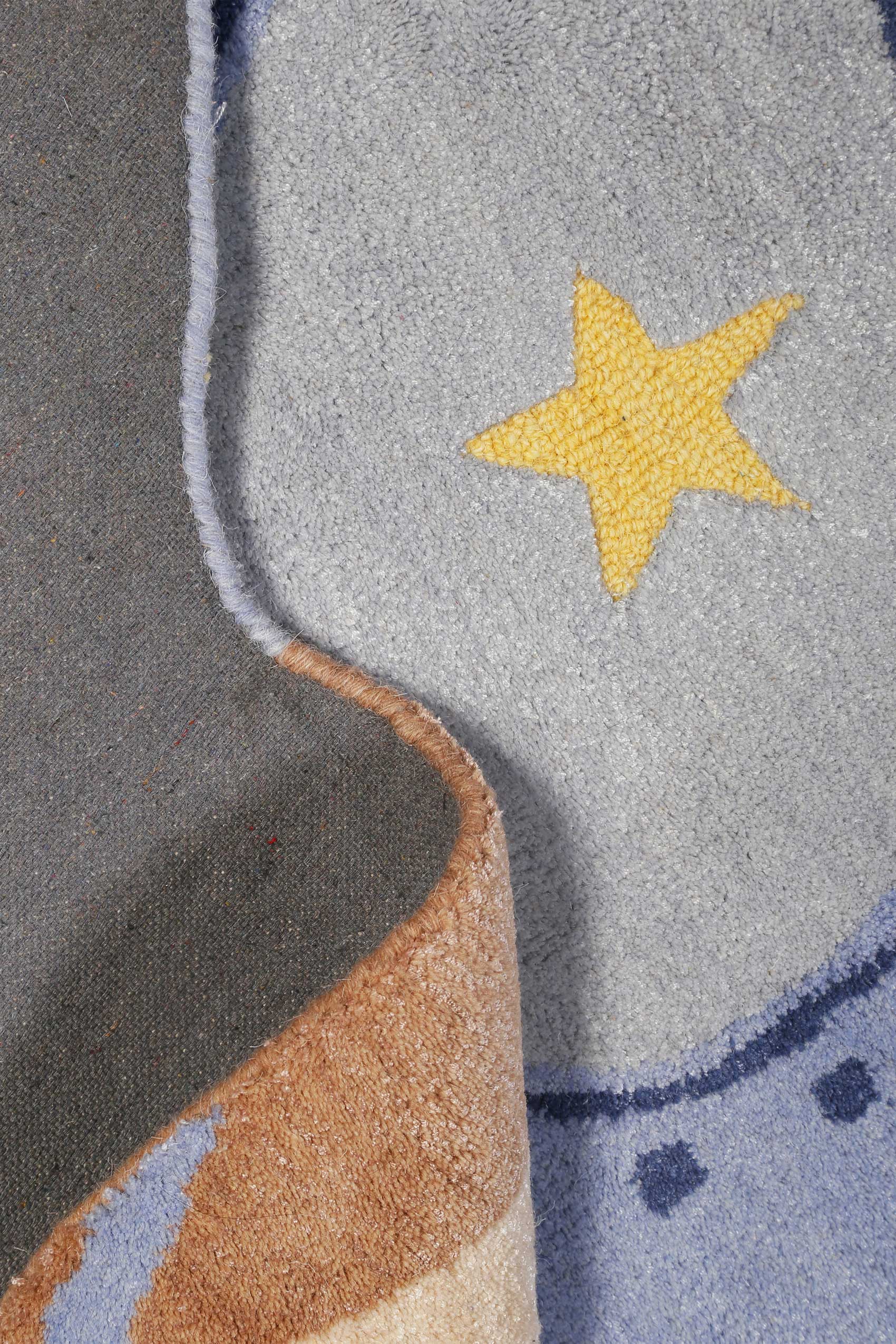 Kinderteppich Blau 