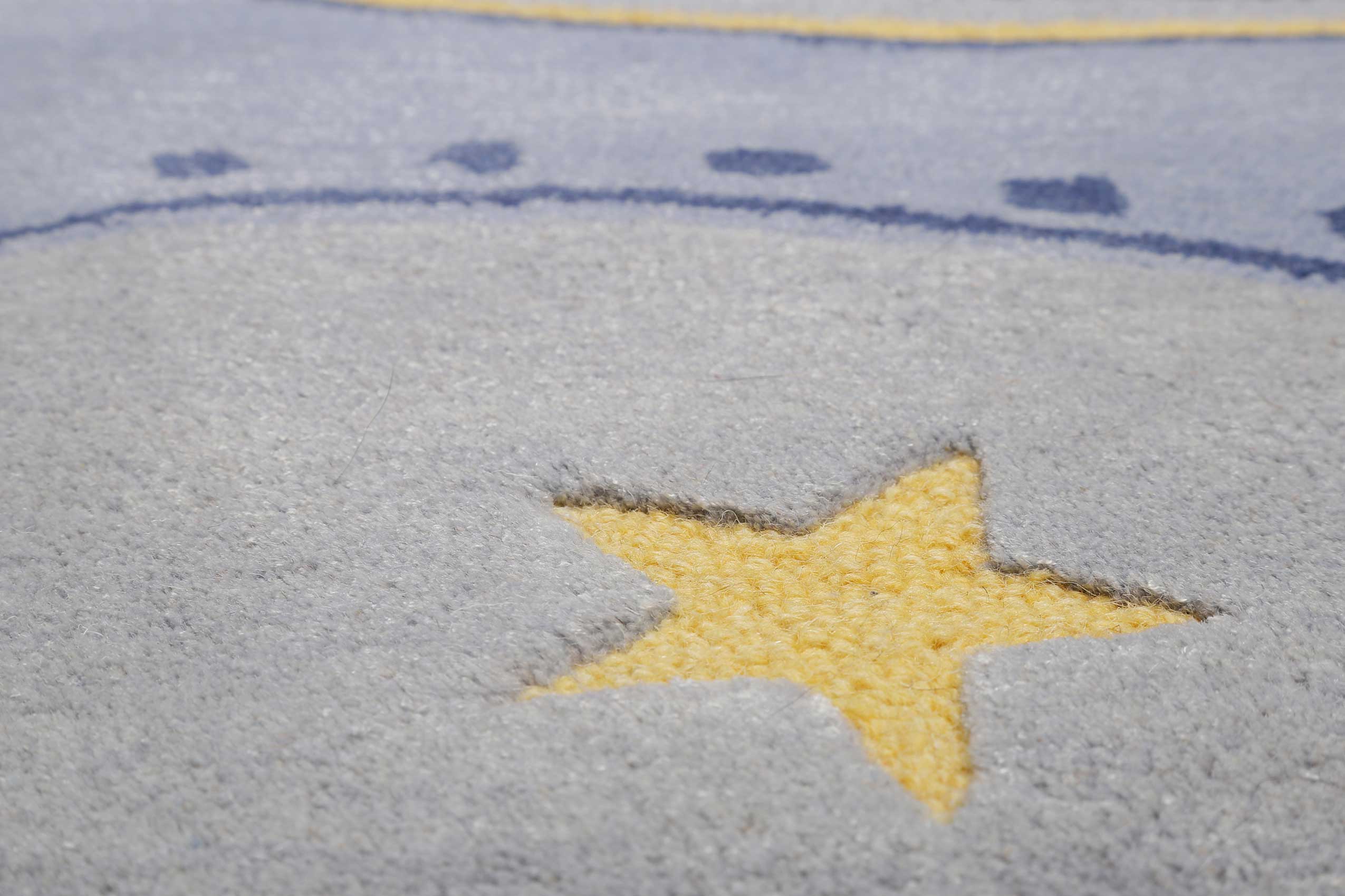 Kinderteppich Blau 