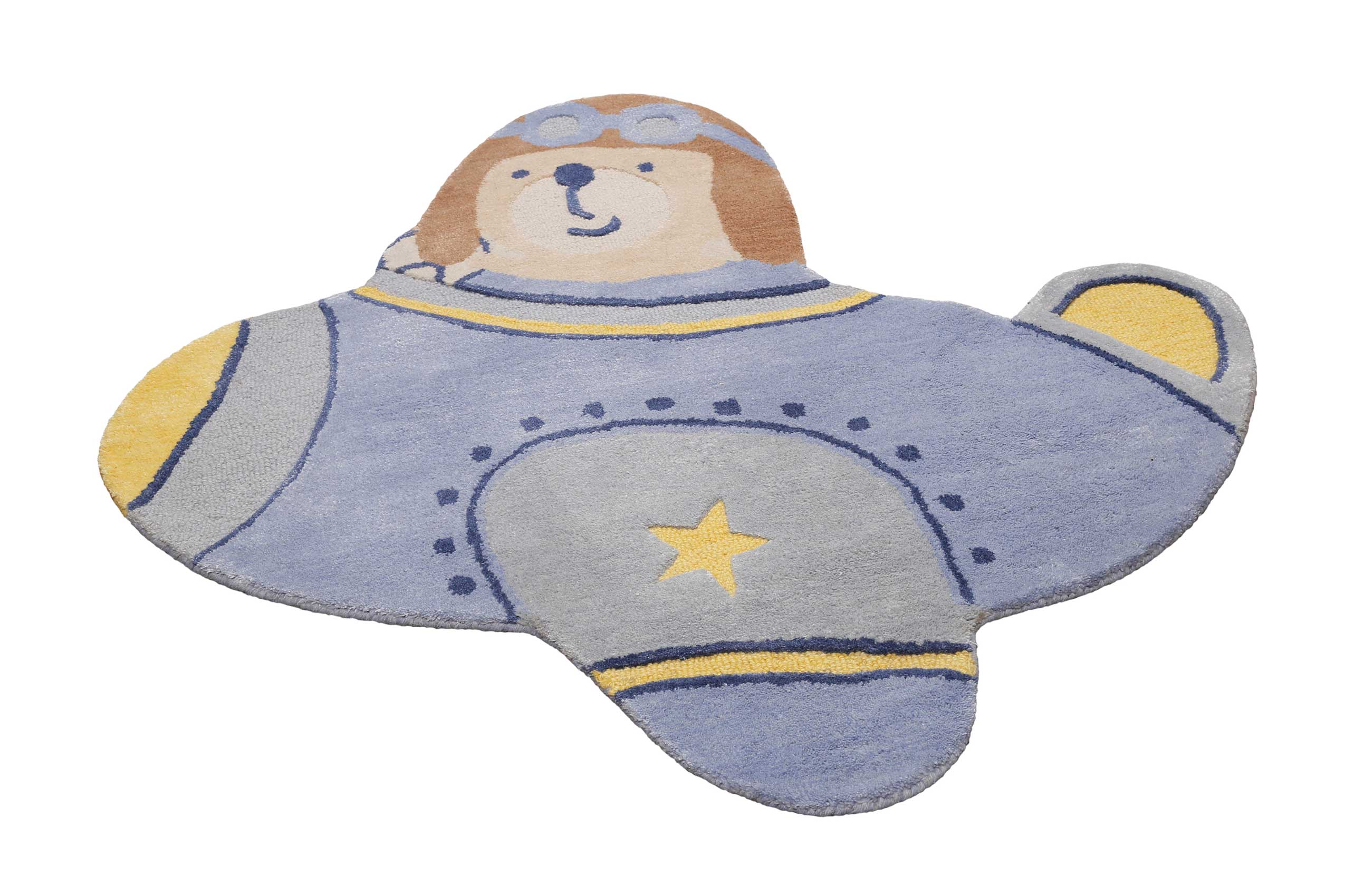 Kinderteppich Blau 
