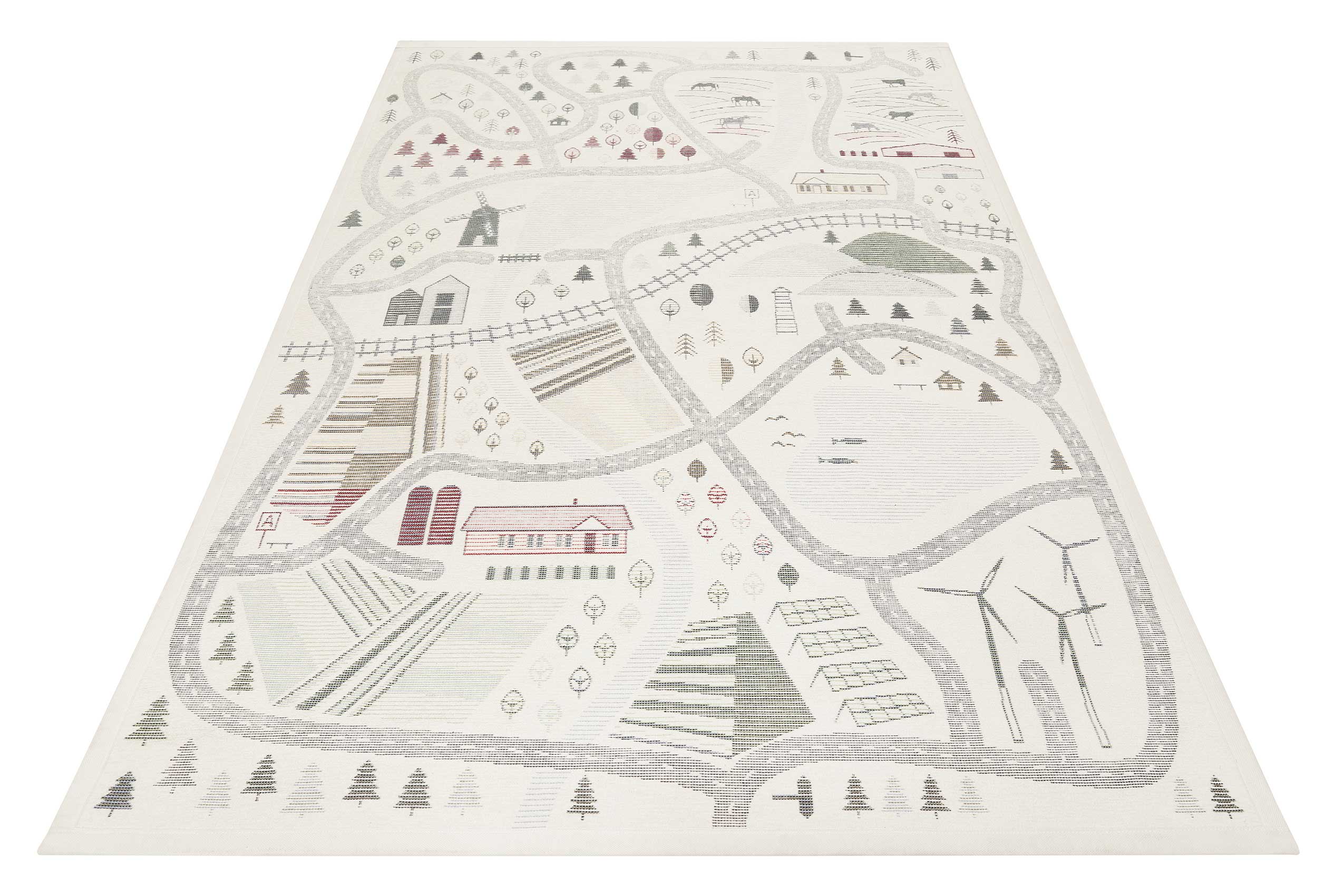 Kinderteppich Creme Bunt » Dakota « Smart Kids - Ansicht 4